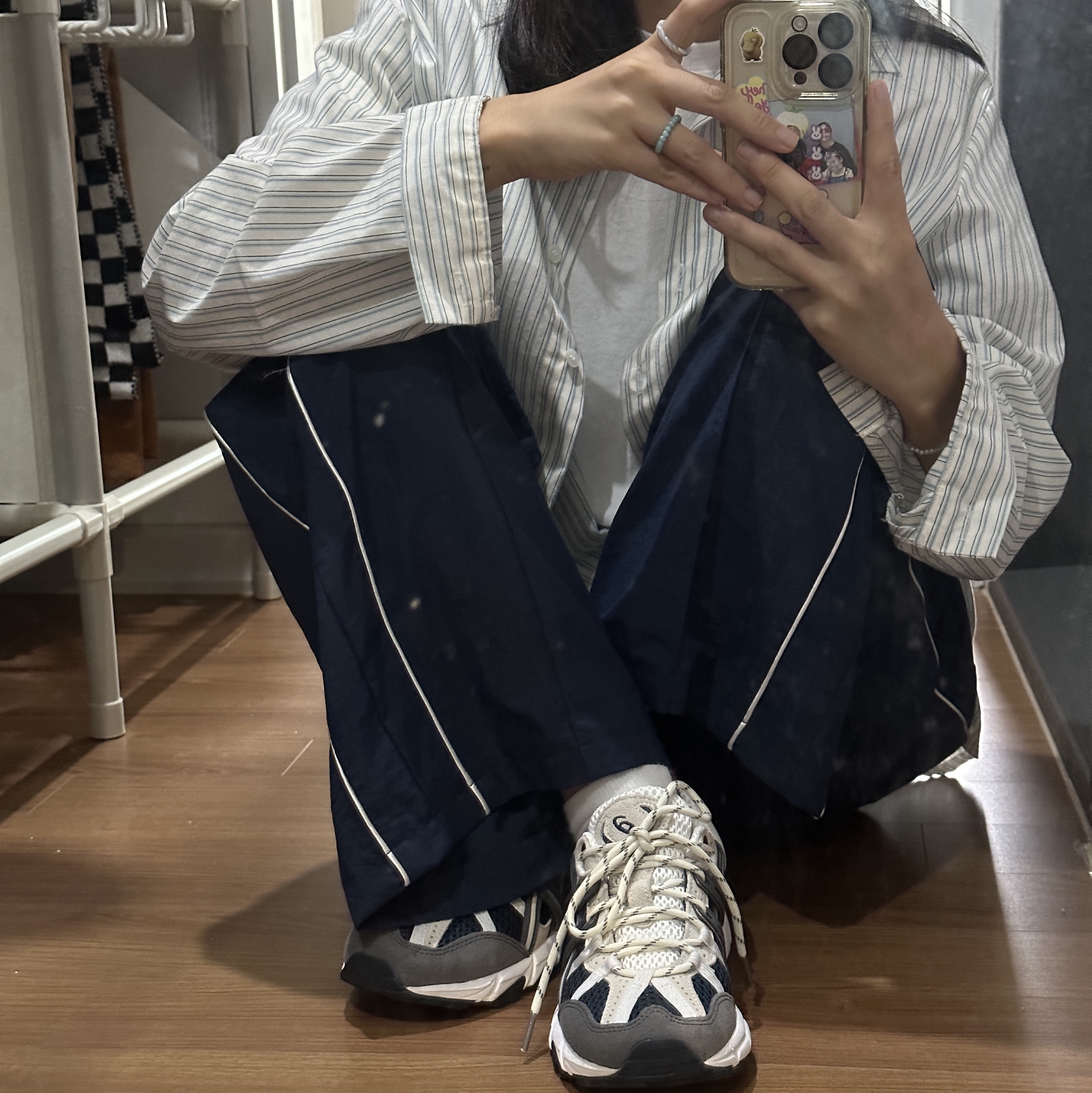 Asics Gel-Sonoma 15-50 French Blue 착용 스타일