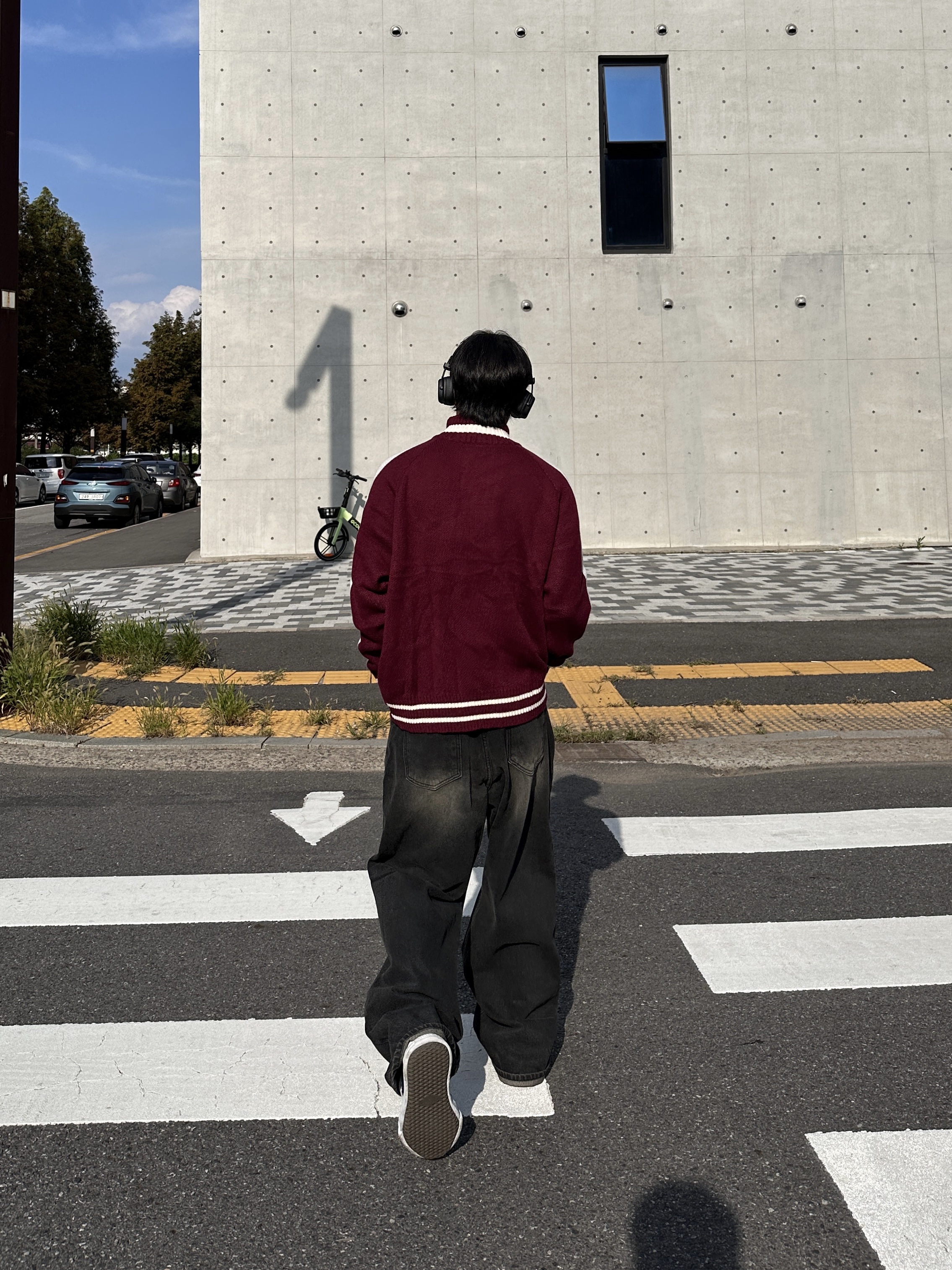 Maison Mihara Yasuhiro Peterson OG Sole Canvas Low Sneakers Black, Marshall Major IV Black (Korean Ver.) 착용 스타일 - 4