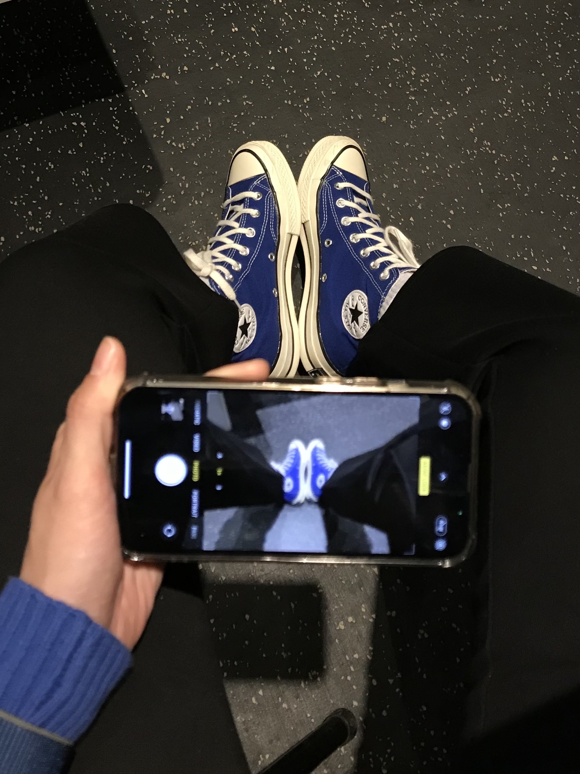Converse Chuck 70 High Rush Blue 착용 스타일 - 3