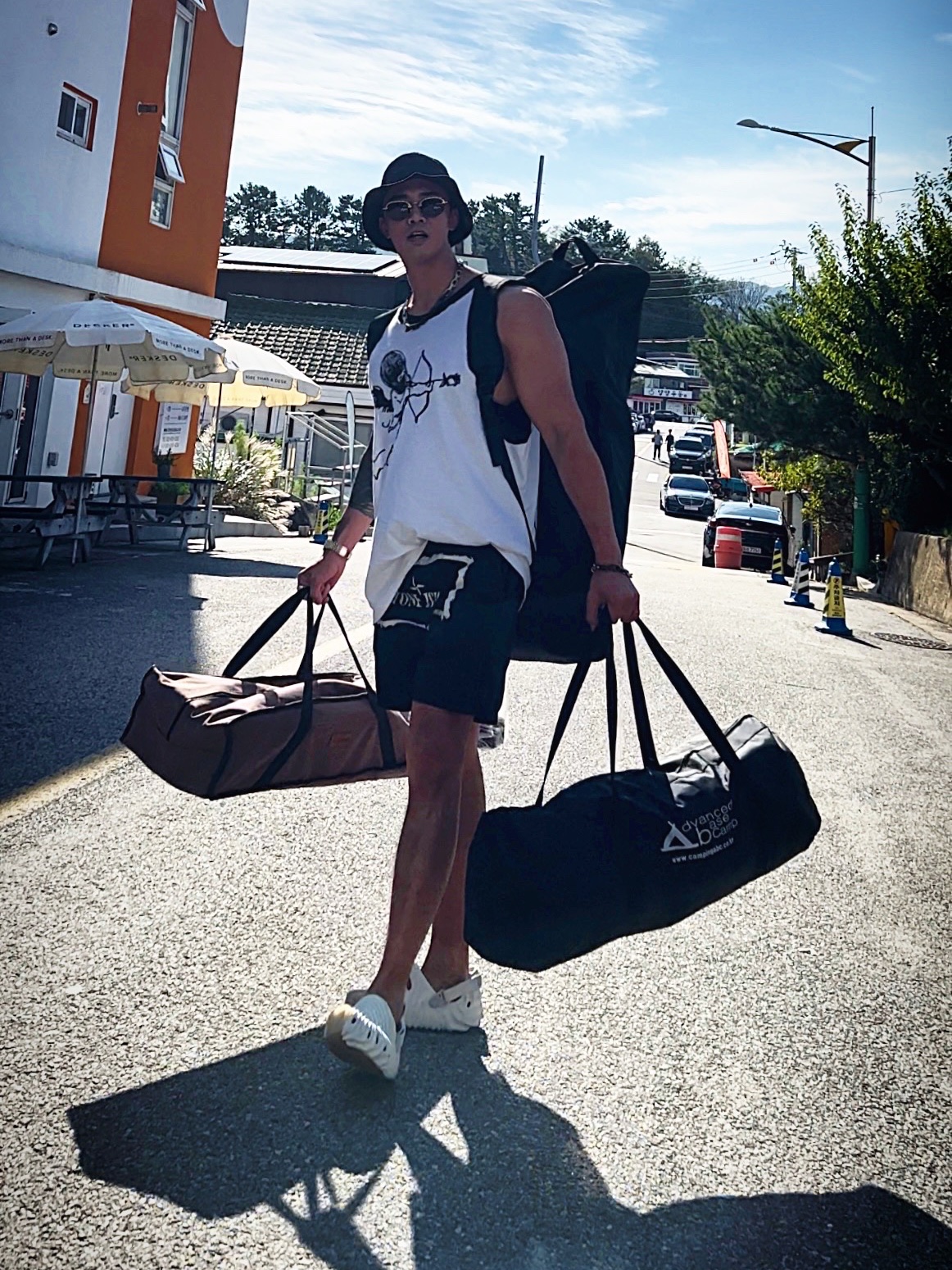 Nike x Stussy Bucket Hat Black, Stone Island B0992 Nylon Metal Stencil Print Swimming Trunk Black - 21SS ์ฐฉ์ฉ ์คํ์ผ - 3