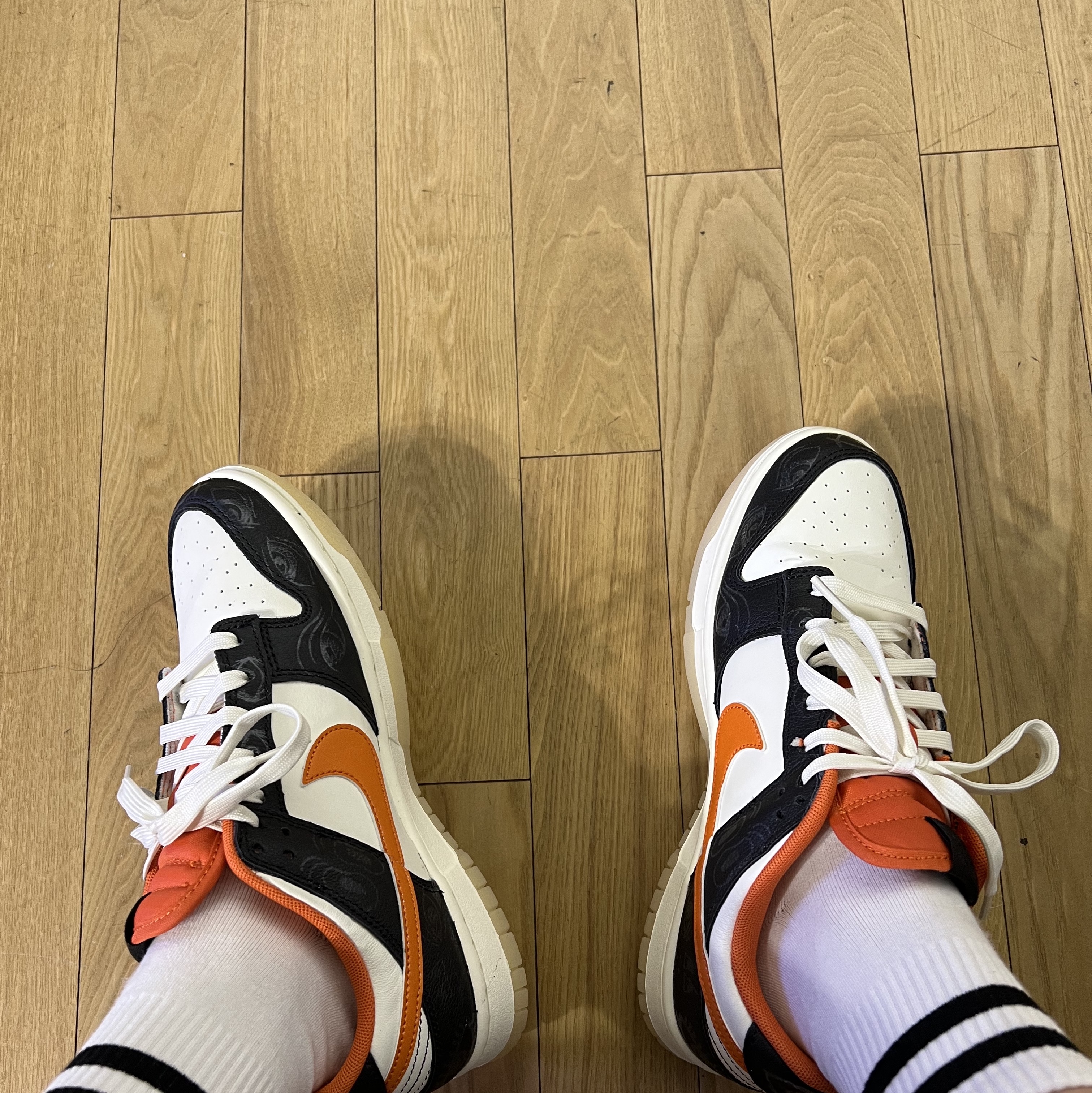 Nike Dunk Low Retro PRM Halloween 착용 스타일 - 1