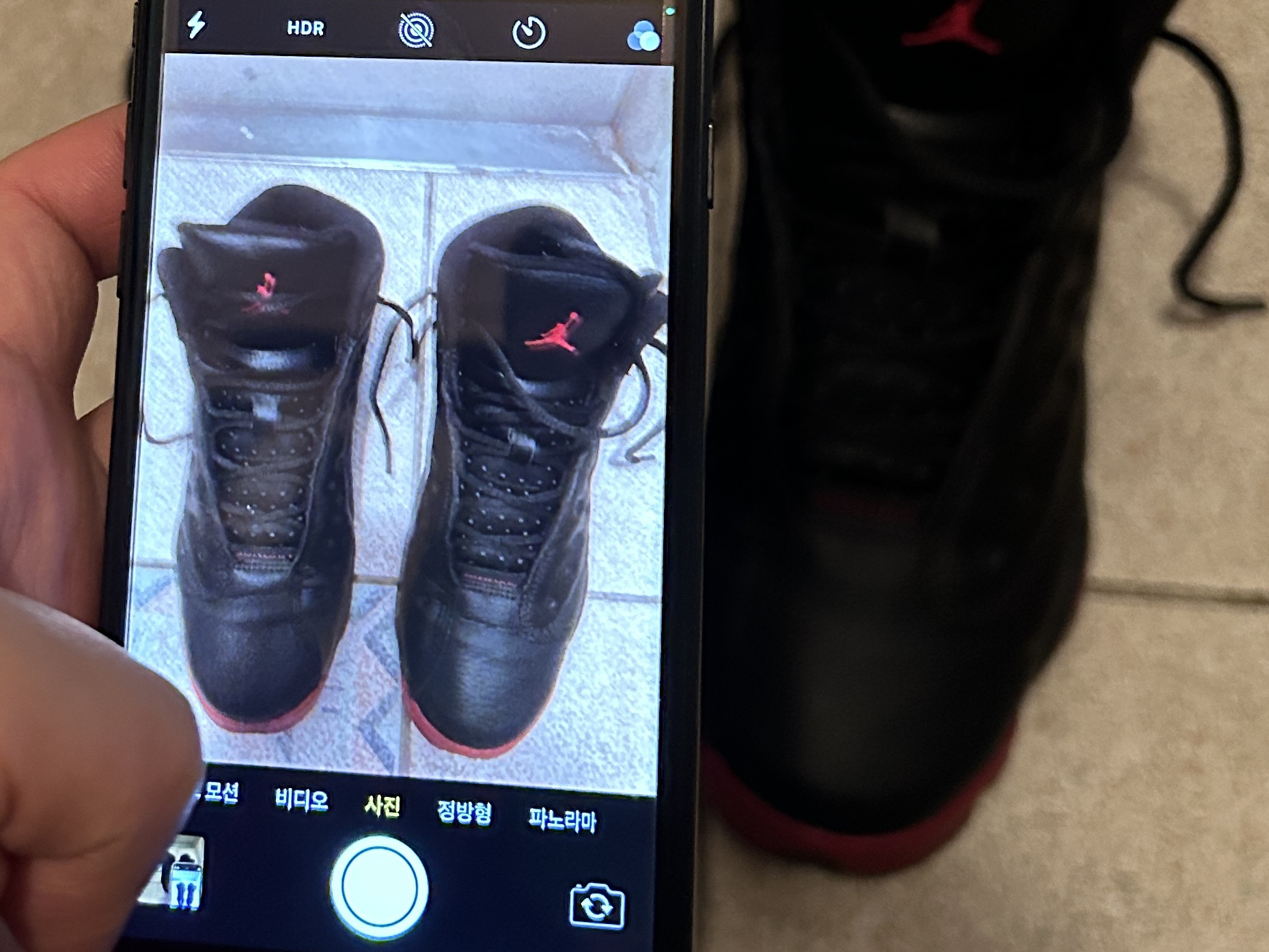 Jordan 13 Retro Dirty Bred 착용 스타일