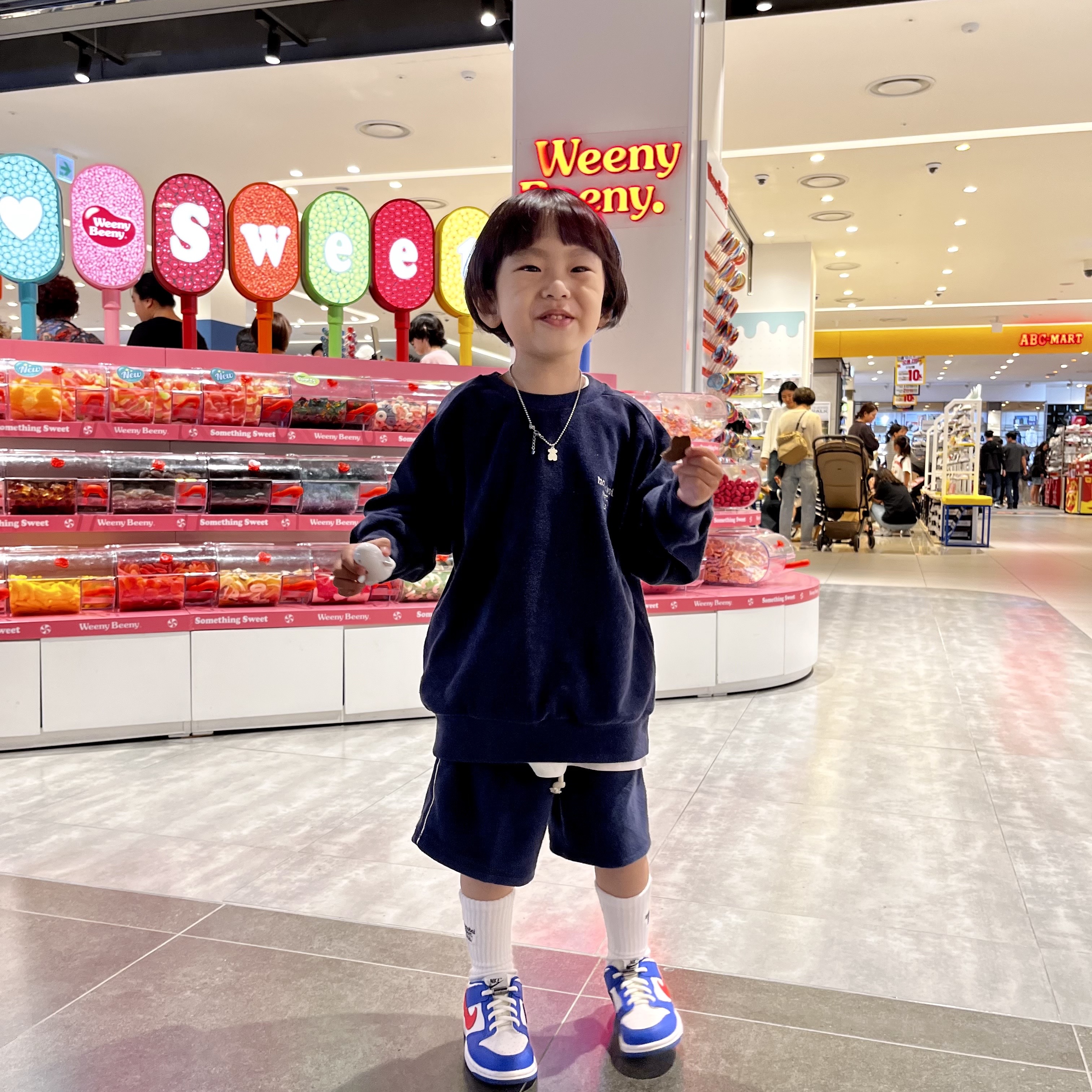 (TD) Nike Dunk Low Bright Crimson Game Royal 착용 스타일 - 4