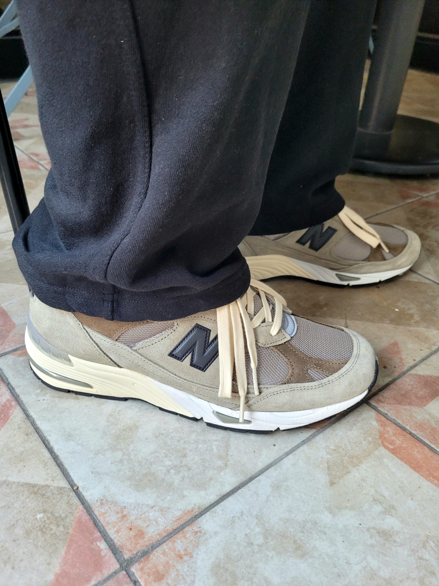 New Balance x JJJJound 991 Made in UK Grey 착용 스타일