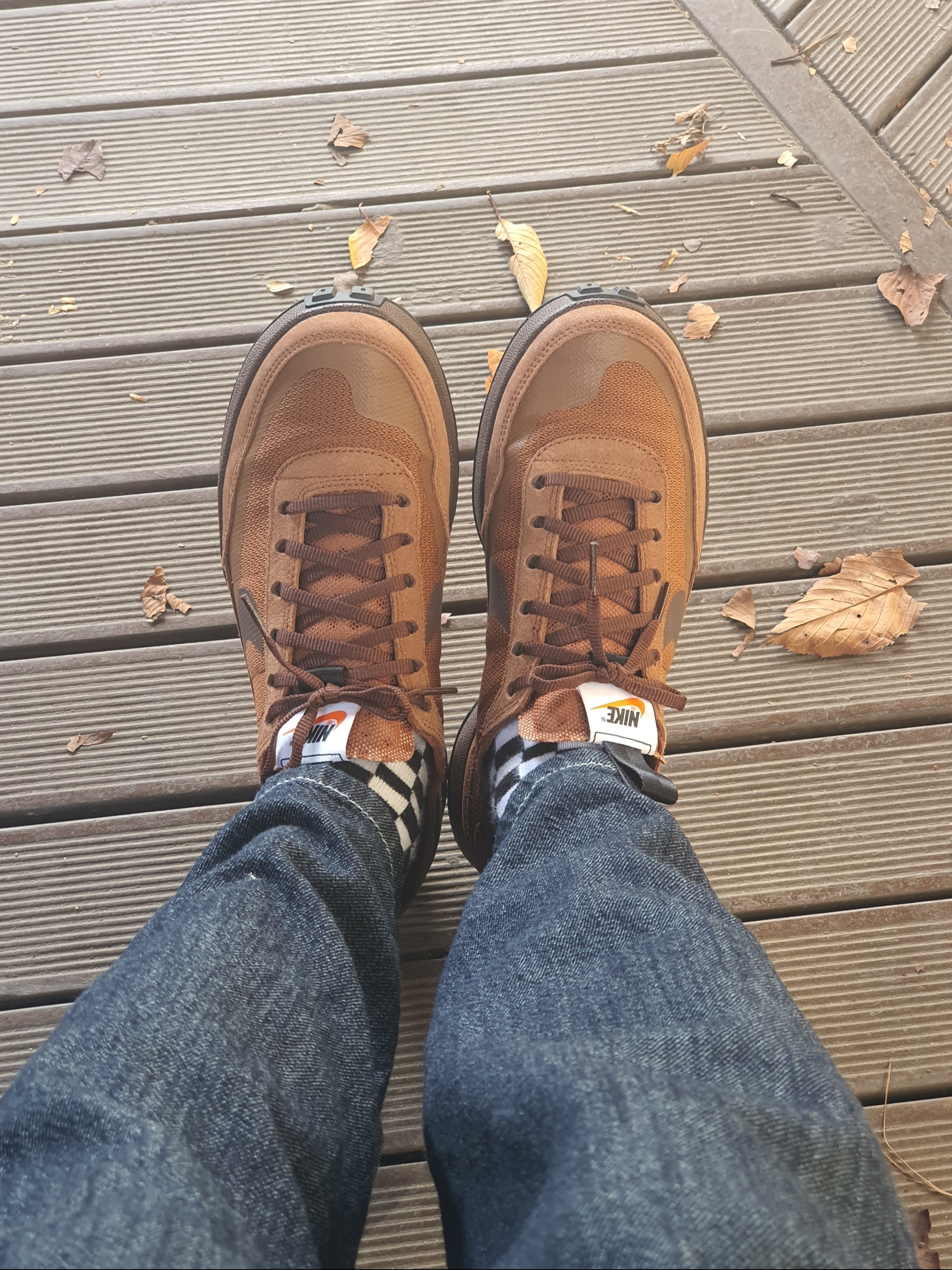 Nike x Tom Sachs General Purpose Shoe Brown 착용 스타일 - 1