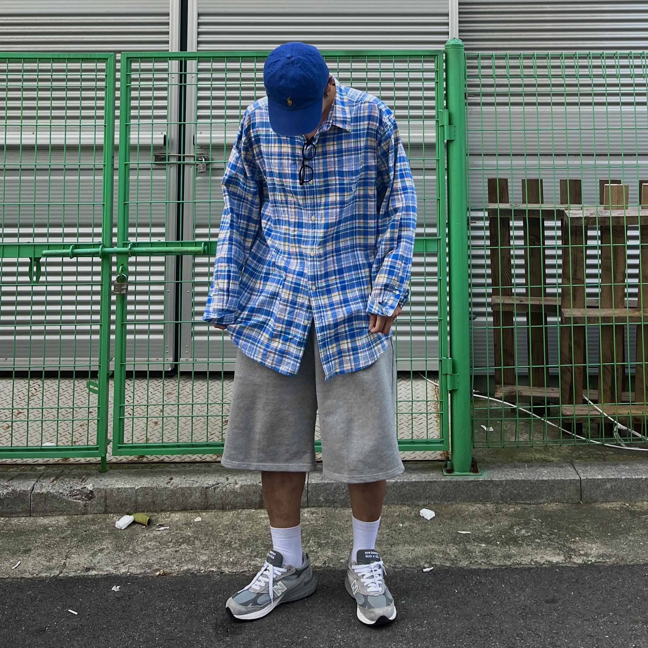 New Balance 993 Made in USA Grey - D Standard 착용 스타일 - 1