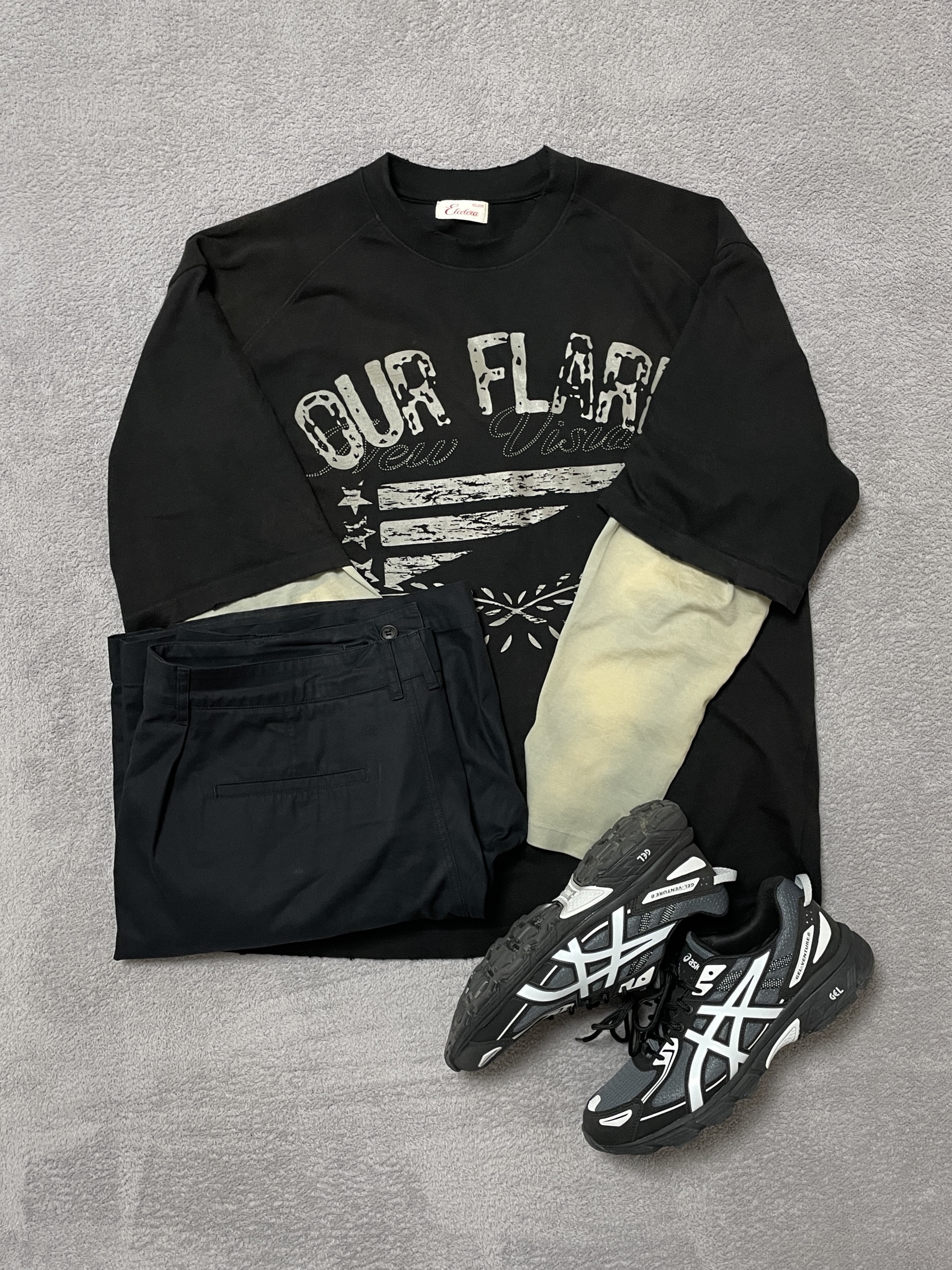Asics Gel-Venture 6 Carrier Grey 착용 스타일 - 5