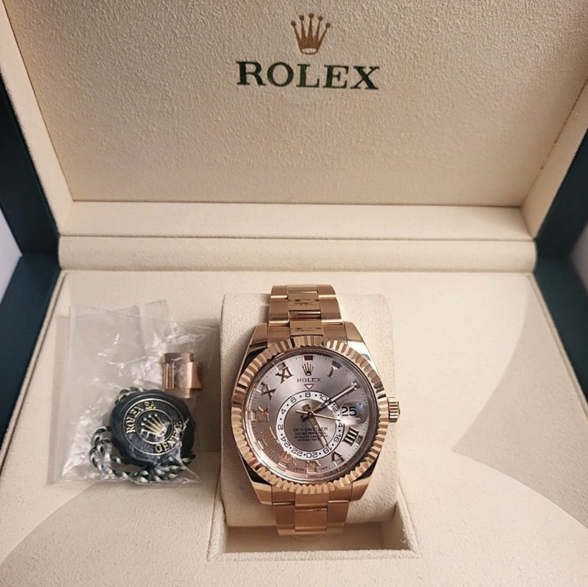 Rolex Sky-Dweller 42mm 326935 Chocolate Oyster 착용 스타일