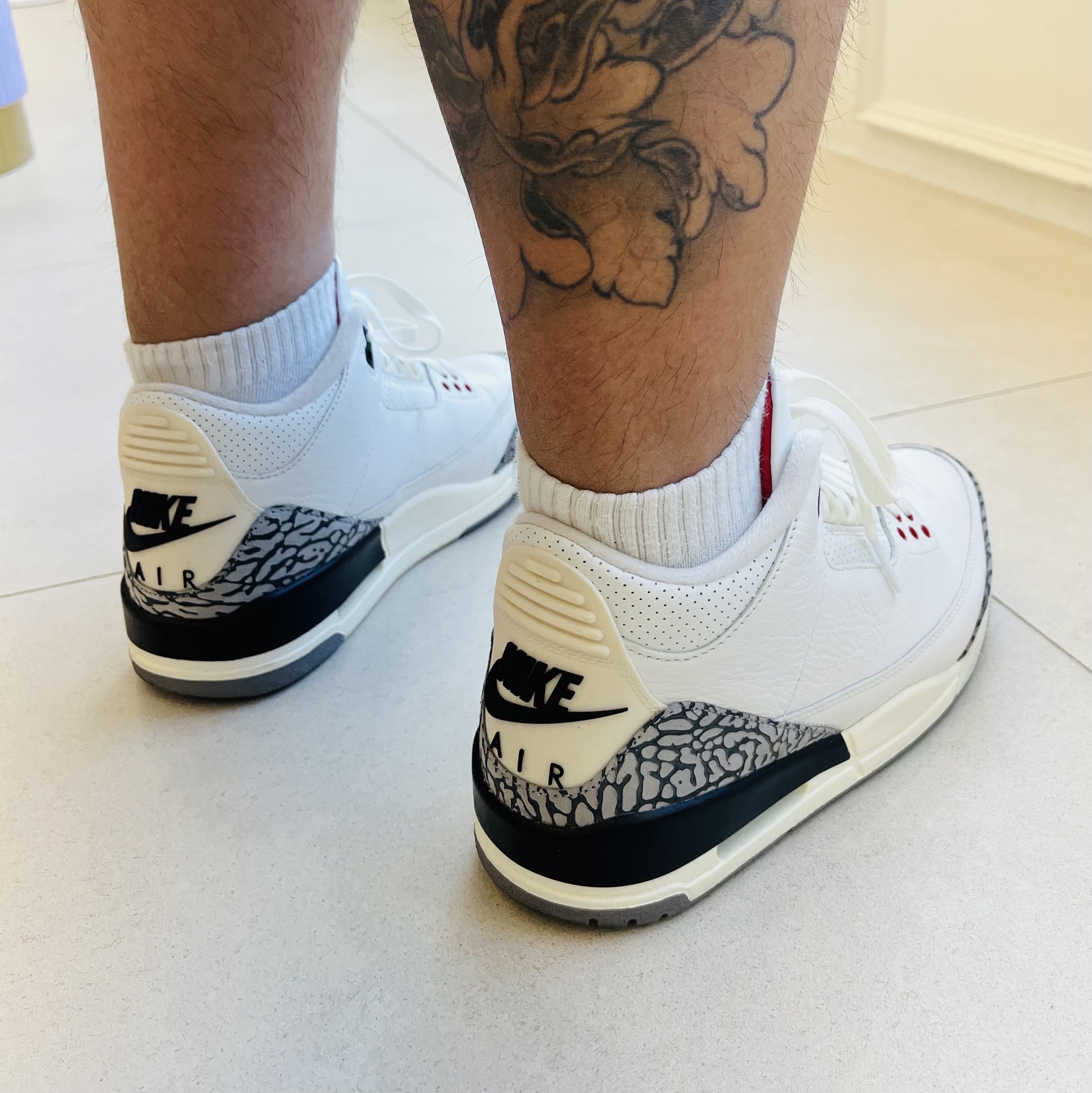 Jordan 3 Retro White Cement Reimagined 착용 스타일