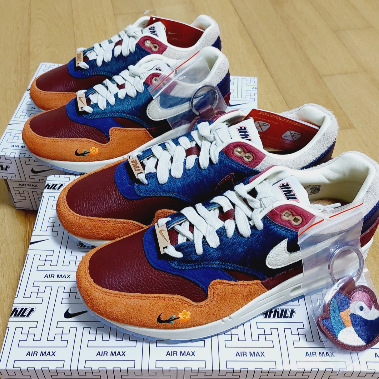 Nike x Kasina Air Max 1 SP Won-Ang Orange 착용 스타일 - 1