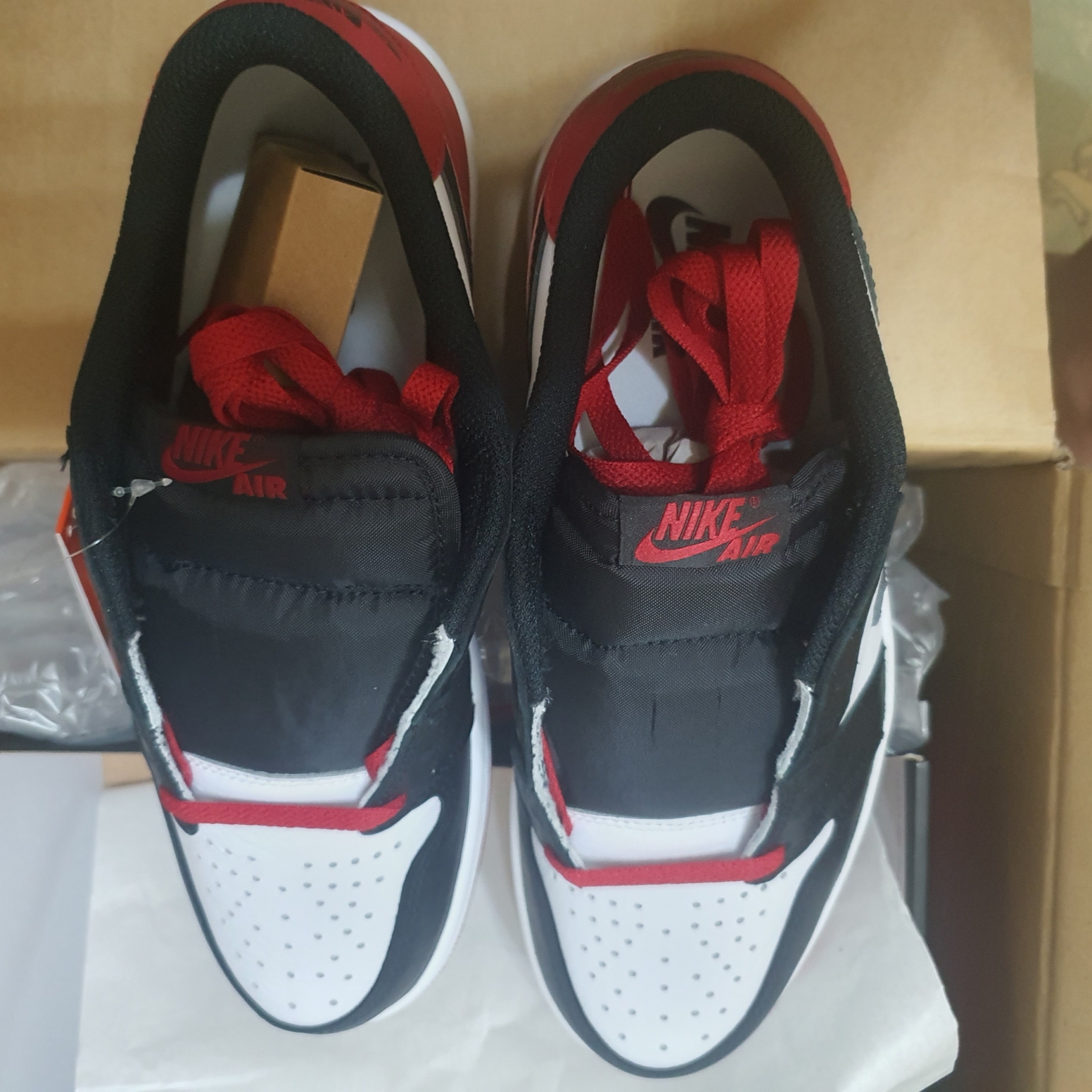 Jordan 1 Retro Low OG Black Toe 착용 스타일