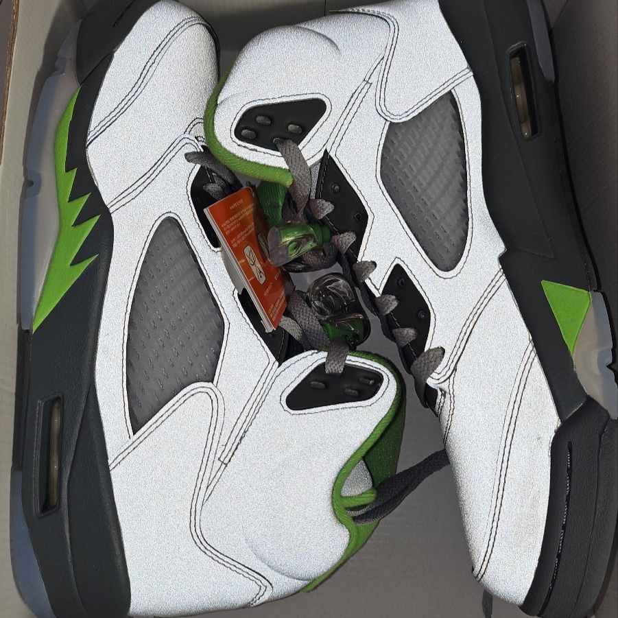 Jordan 5 Retro Green Bean 착용 스타일 - 2
