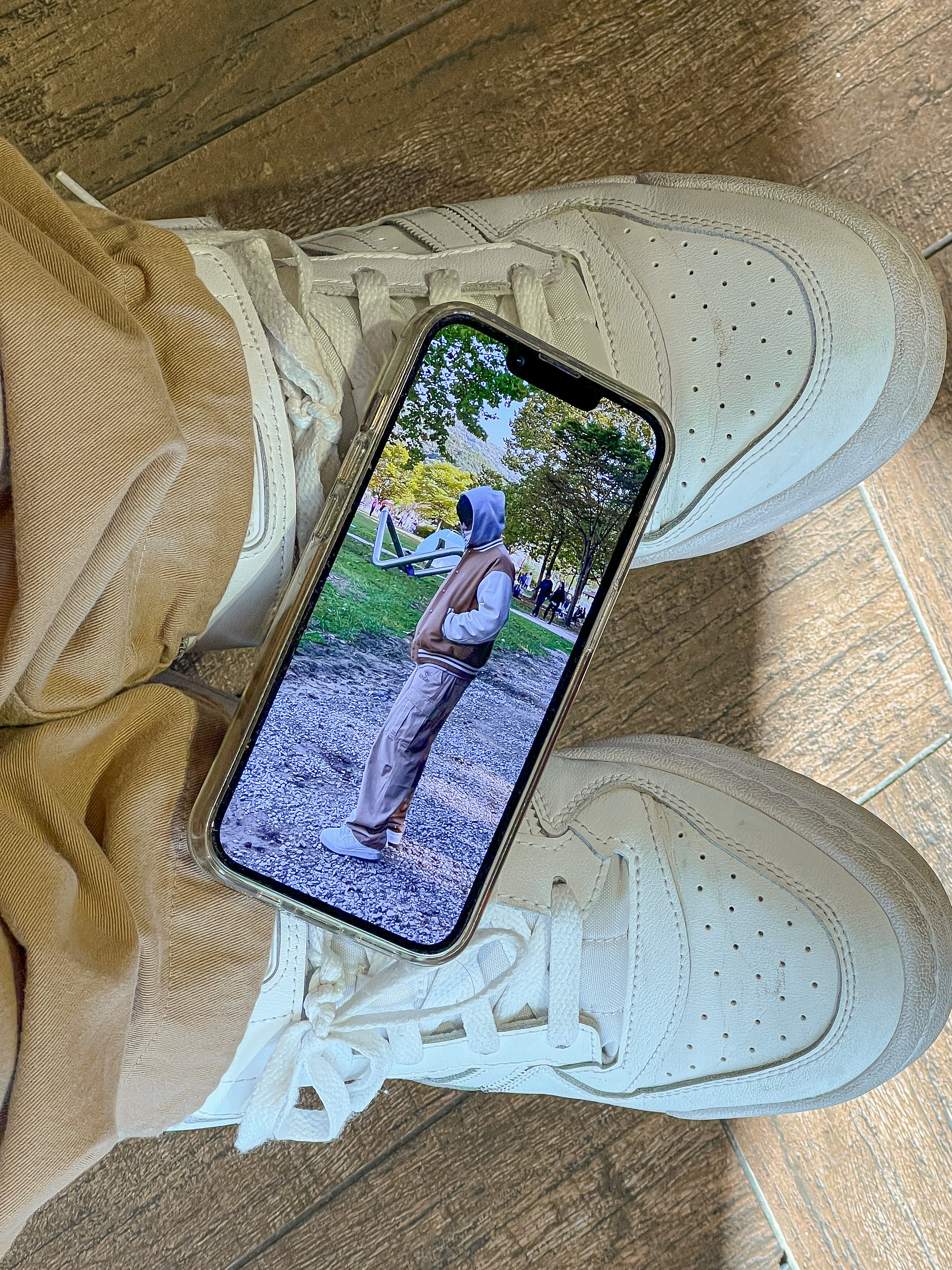 Adidas Forum Low Triple White 착용 스타일