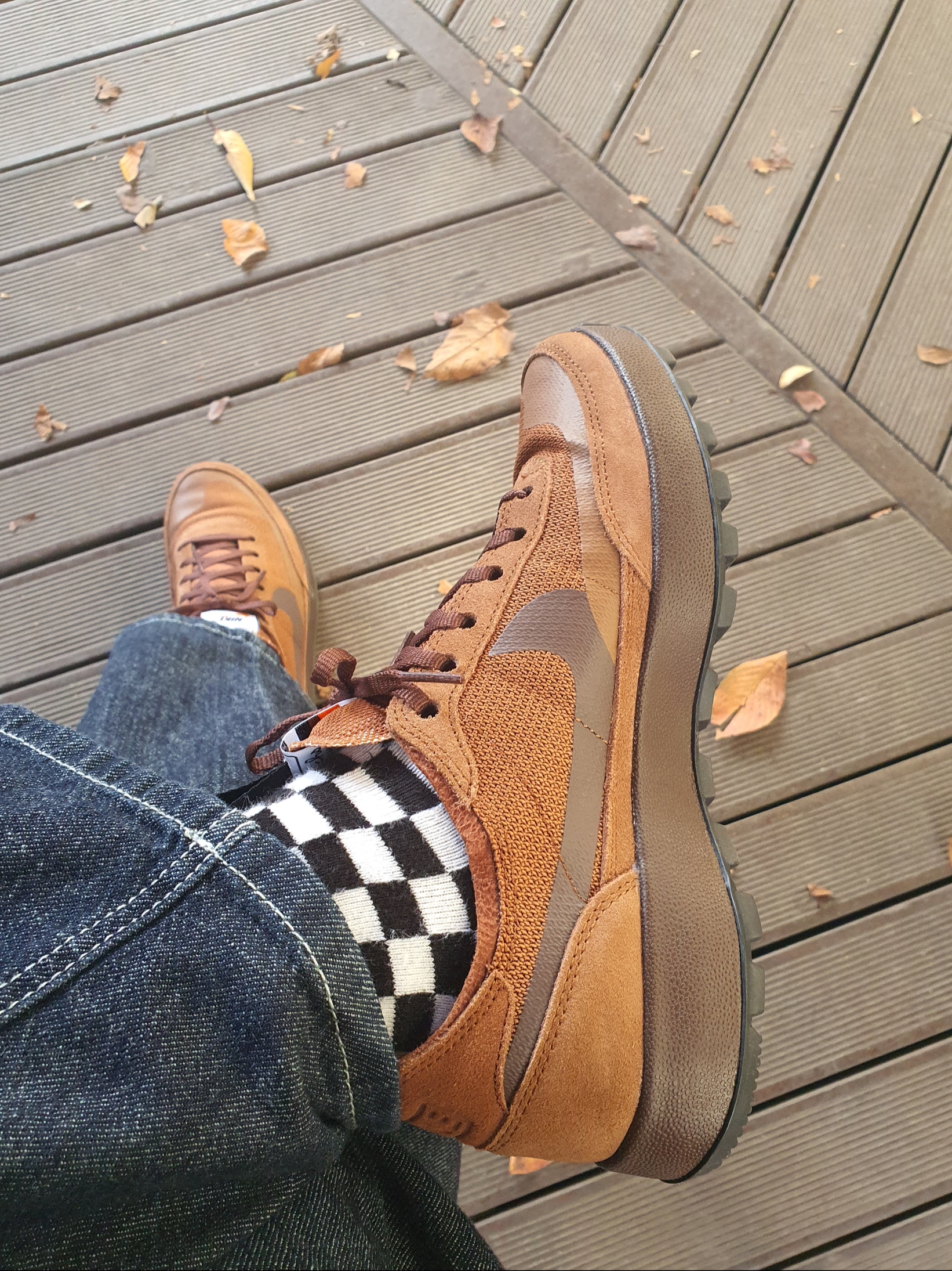 Nike x Tom Sachs General Purpose Shoe Brown 착용 스타일 - 2