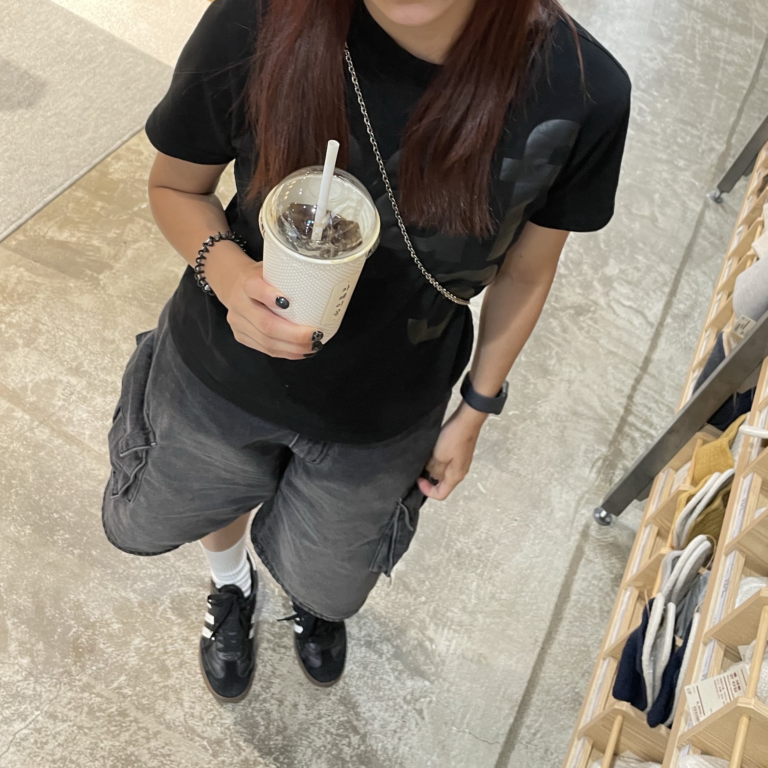 Adidas Samba ADV Black, [KREAM 단독] Safarispot 1/2 Basic Safari T-Shirt Black 착용 스타일