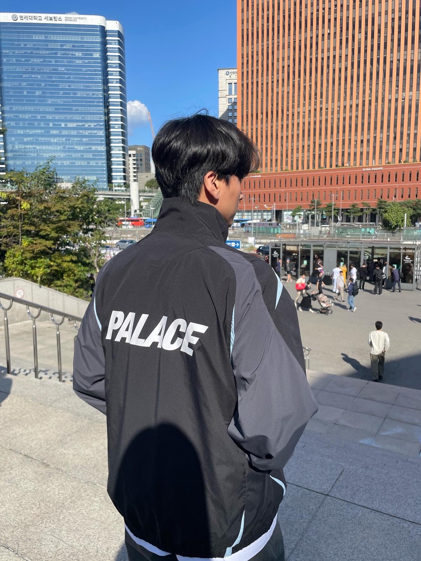 Palace Pro Shell Jacket Black - 23FW, Asics UB1-S Gel-Kayano 14 Piedmont Grey 착용 스타일 - 2