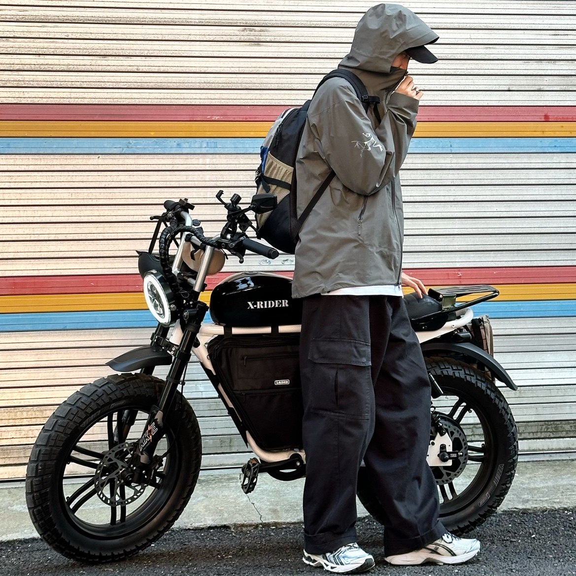 Arc'teryx x Beams Zeta SL Jacket Grey, Asics x Kith Gel-Kayano 14 Cream Scarab 착용 스타일 - 2
