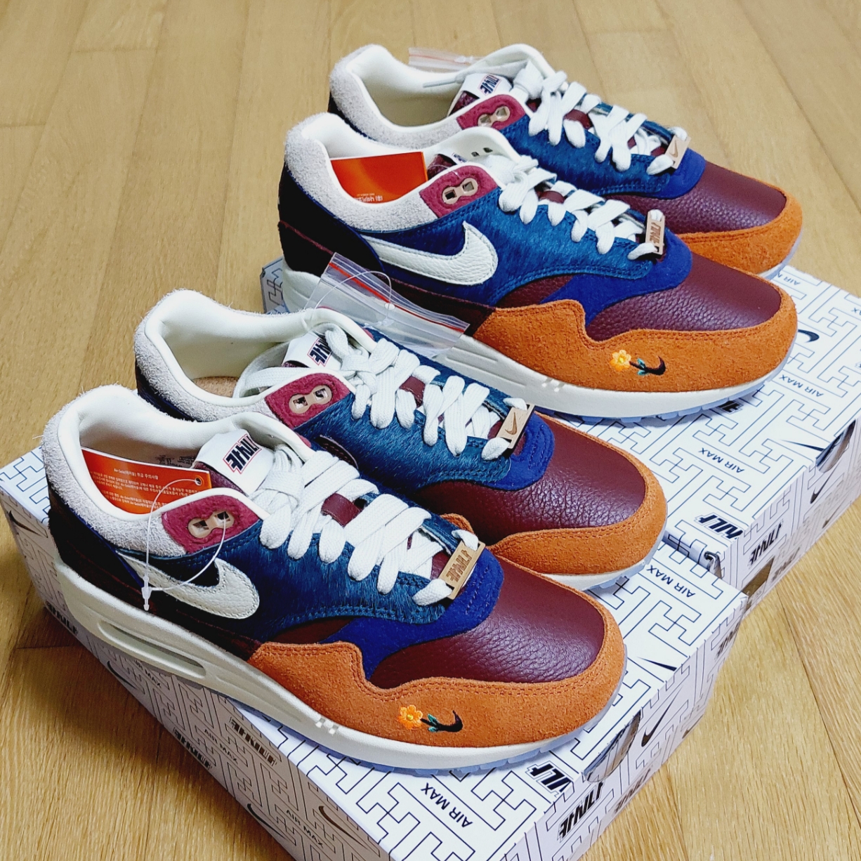 Nike x Kasina Air Max 1 SP Won-Ang Orange 착용 스타일 - 3