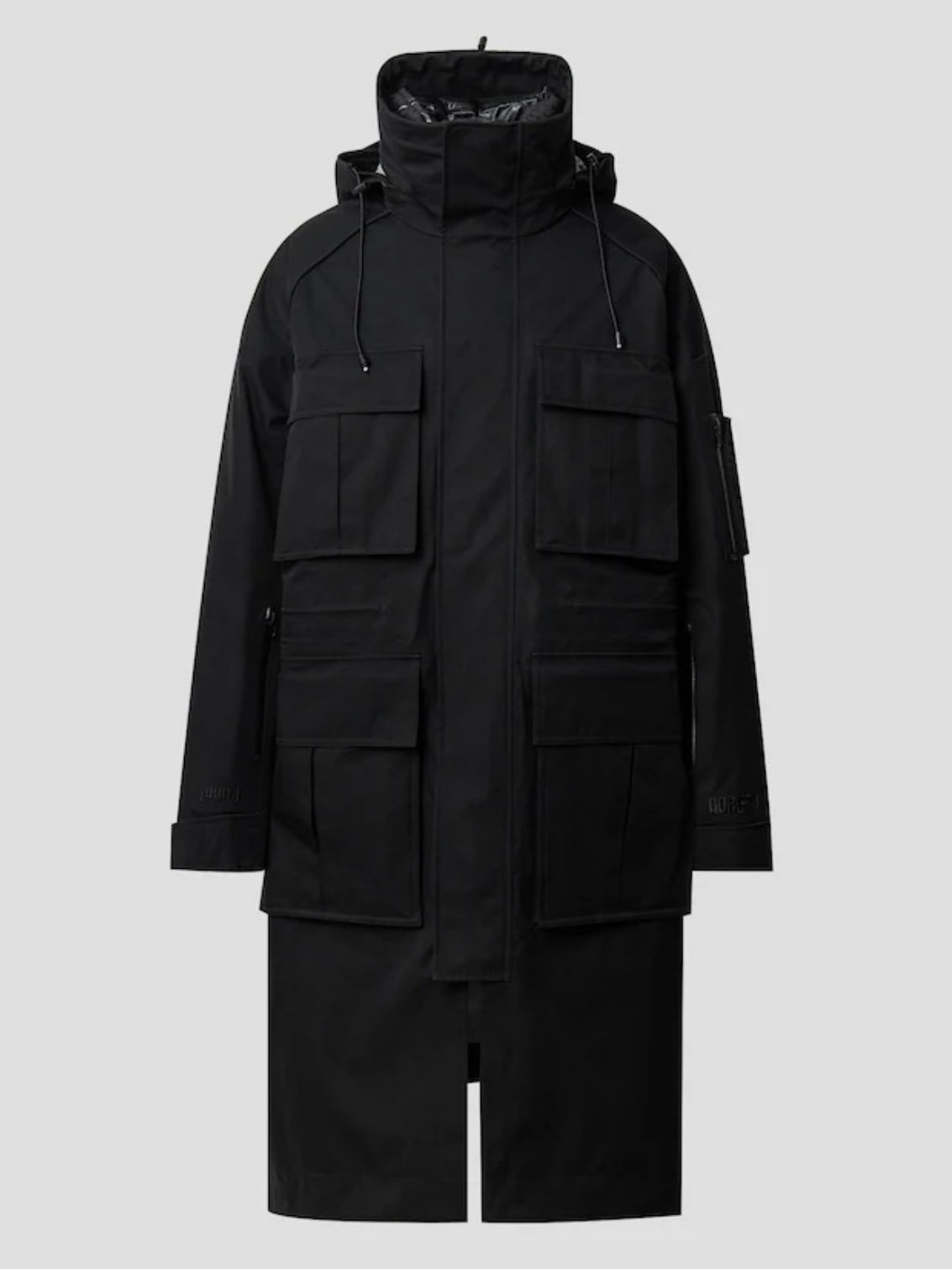 Juun.J Gore-Tex Collaboration Windstopper Jacket Black 착용 스타일