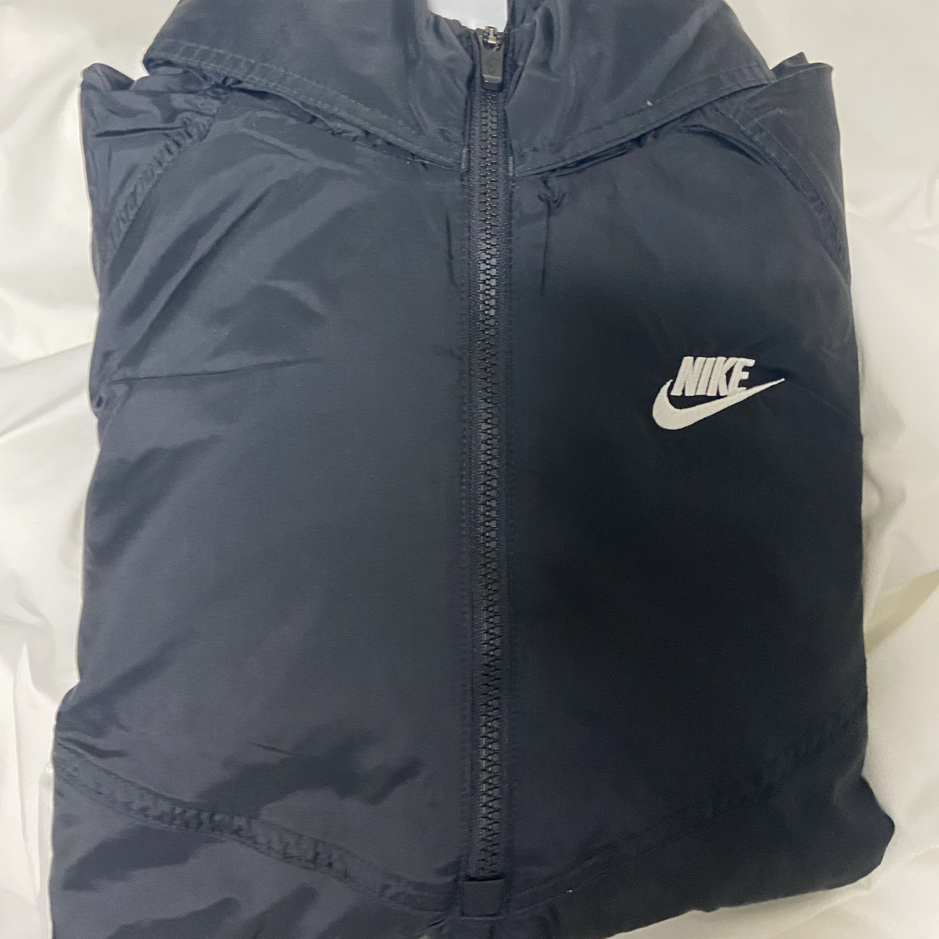 Nike NSW Unlined Woven Windrunner Anorak Jacket Black - Asia 착용 스타일