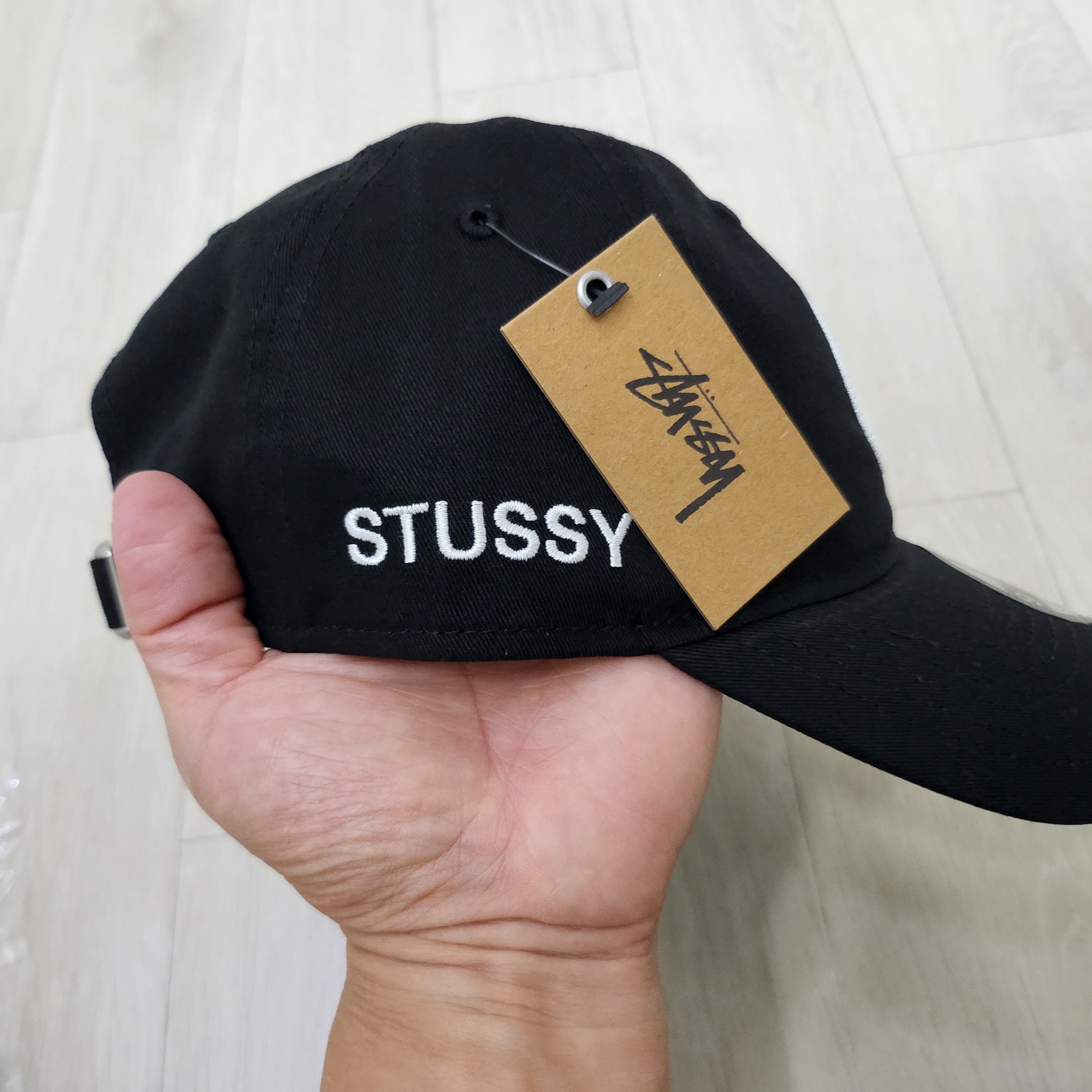 Stussy SS Link 9Twenty Cap Black 착용 스타일 - 2