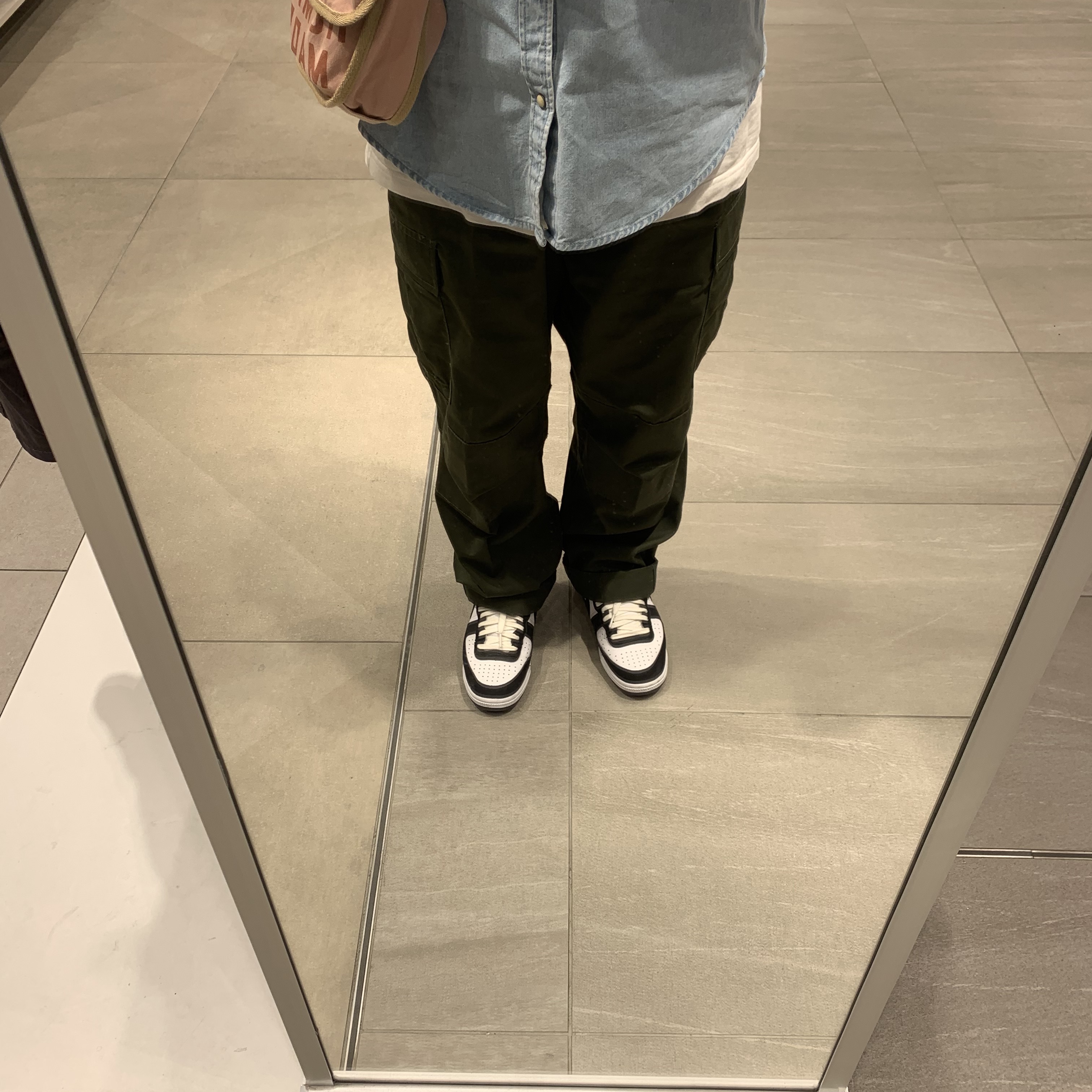 Nike x Comme des Garcons Homme Plus Terminator High Black, Human Made Tool Bag Small Pink 착용 스타일