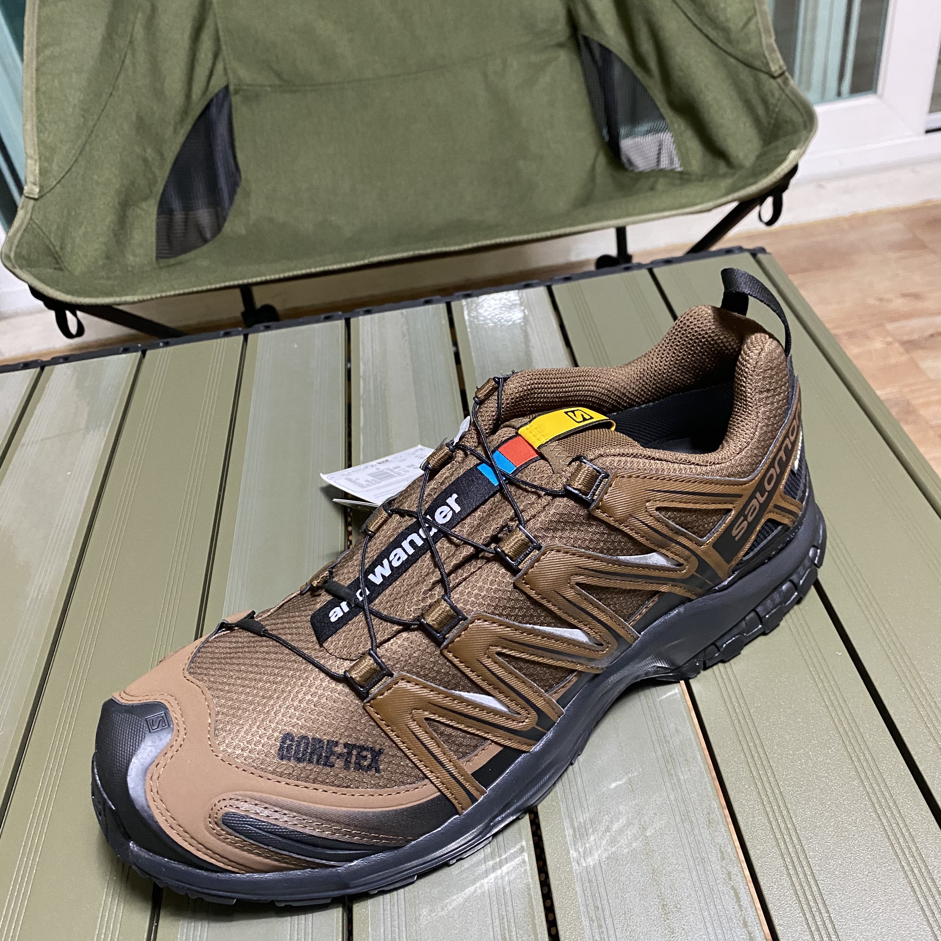 Salomon x And Wander XA Pro 3D Gore-Tex Brown 착용 스타일 - 1