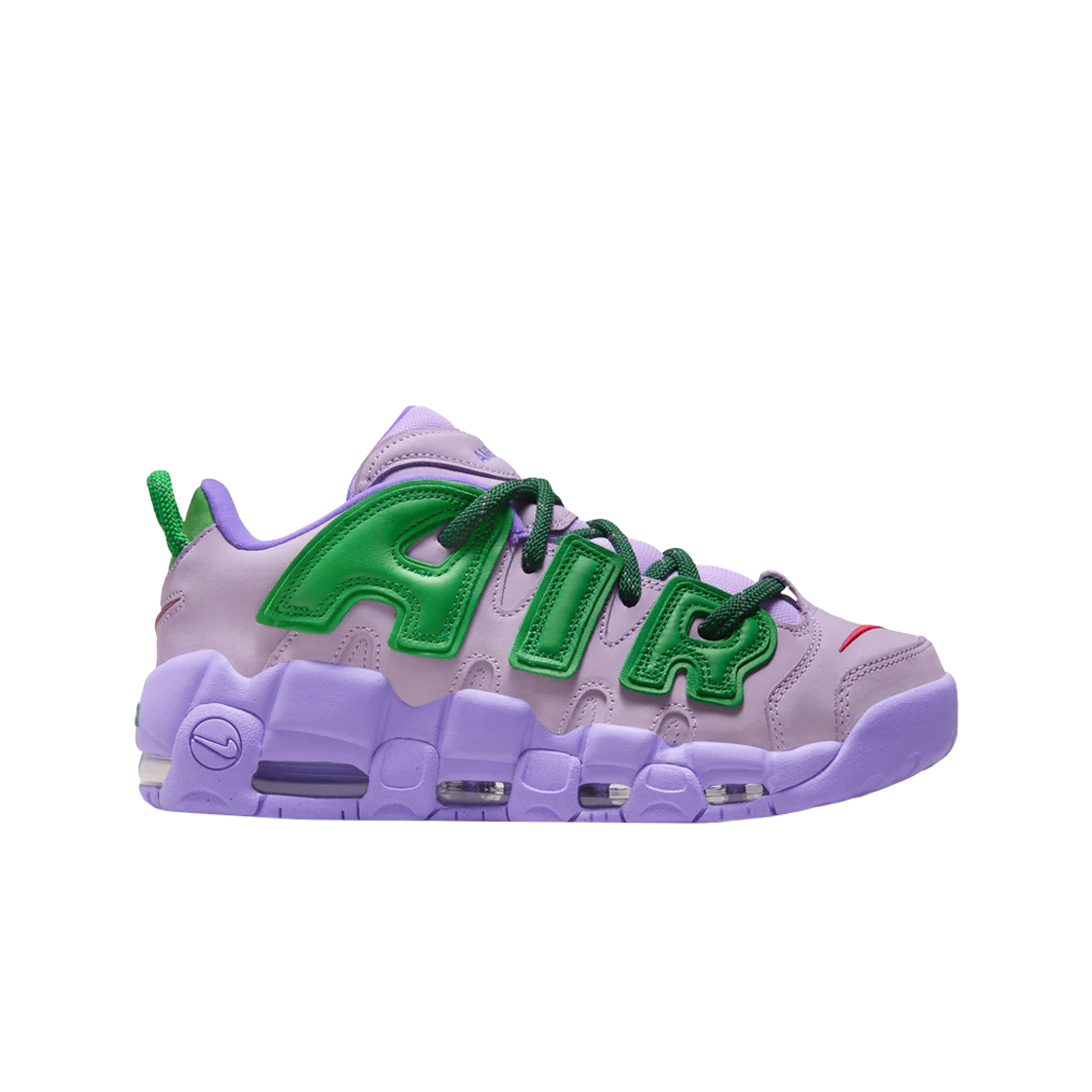 나이키 x 앰부쉬 에어 모어 업템포 로우 라일락 앤 애플 그린(Nike x Ambush Air More Uptempo Low Lilac and Apple Green)