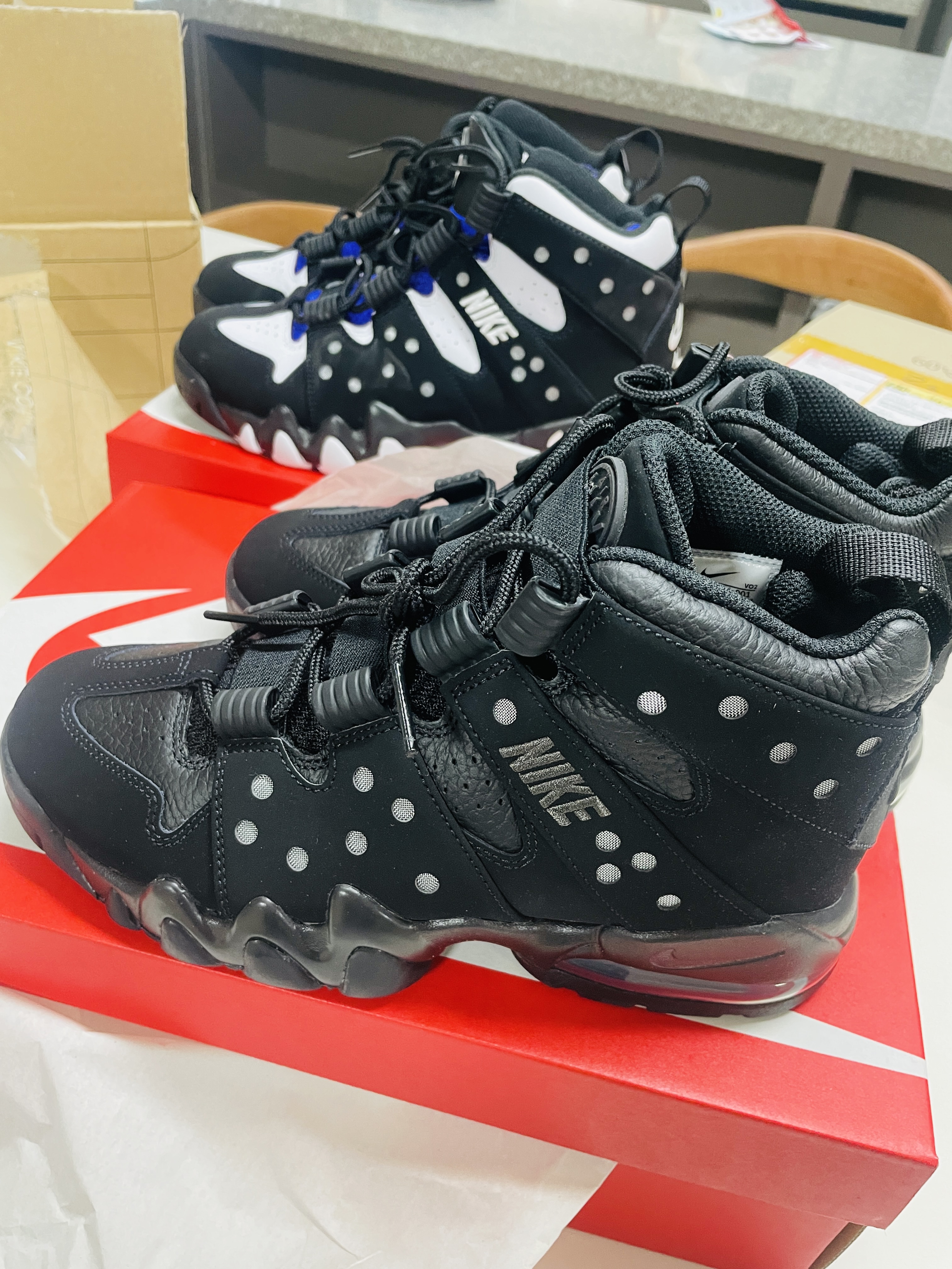 Nike Air Max 2 CB 94 Black 2023, Nike Air Max 2 CB 94 Black and Pure Purple 착용 스타일 - 2