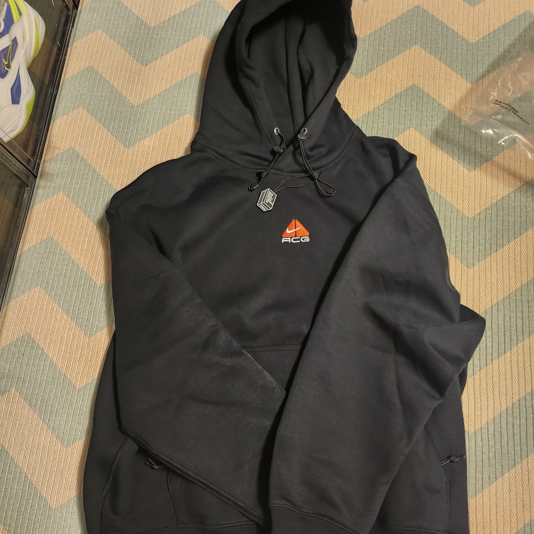 Nike ACG Therma-Fit Pullover Fleece Hoodie Black - Asia 착용 스타일