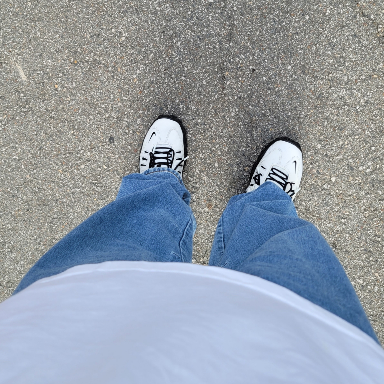 Nike x Ambush Air Adjust Force SP Summit White and Black 착용 스타일
