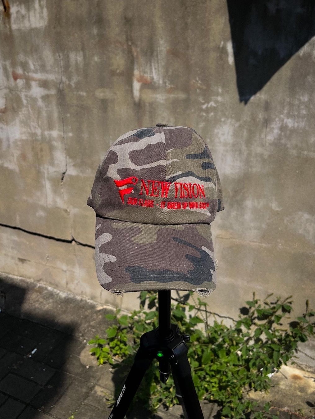 ETCE New Vision Camo Cap Night Jungle 착용 스타일 - 1