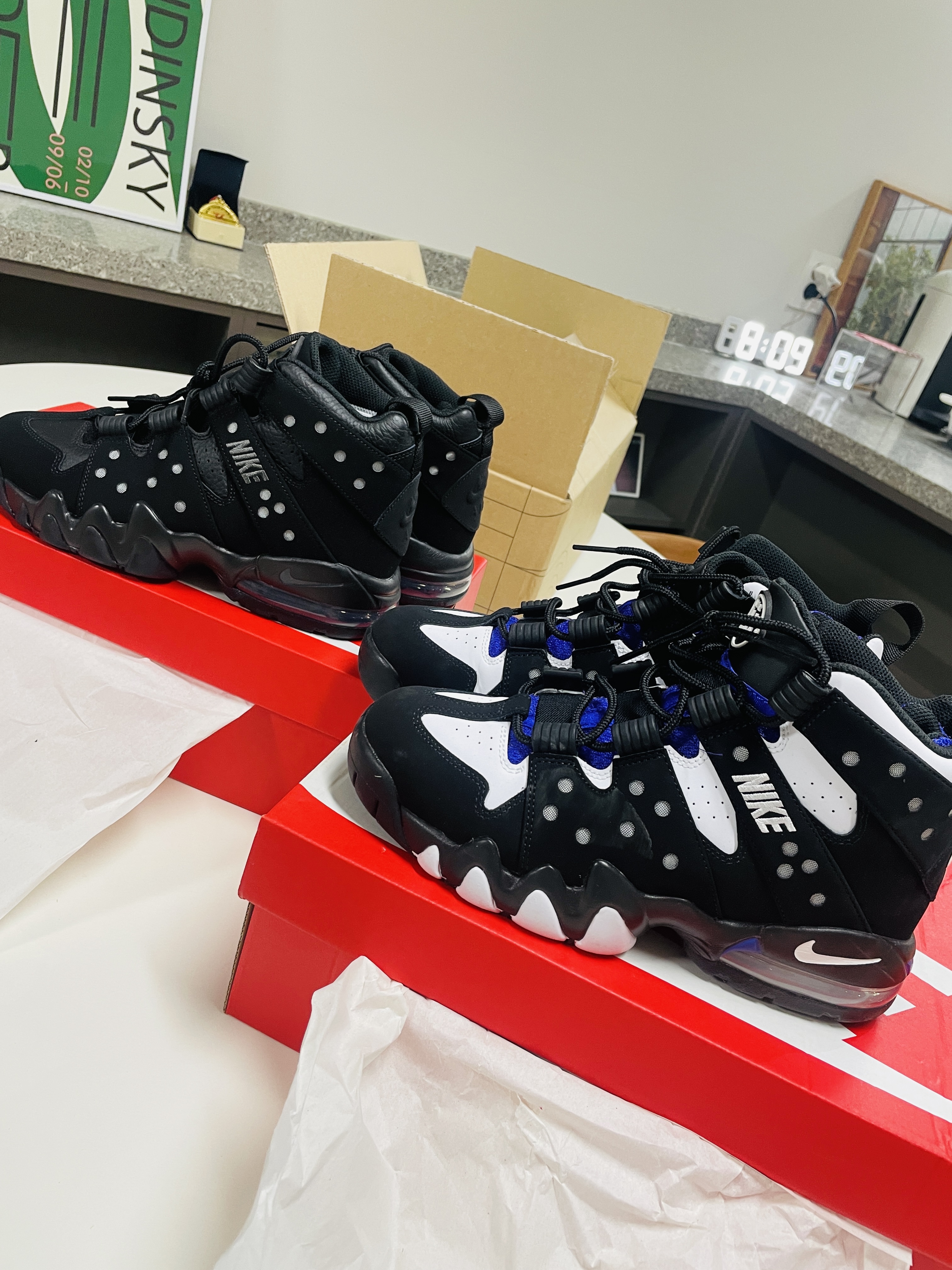 Nike Air Max 2 CB 94 Black 2023, Nike Air Max 2 CB 94 Black and Pure Purple 착용 스타일 - 3