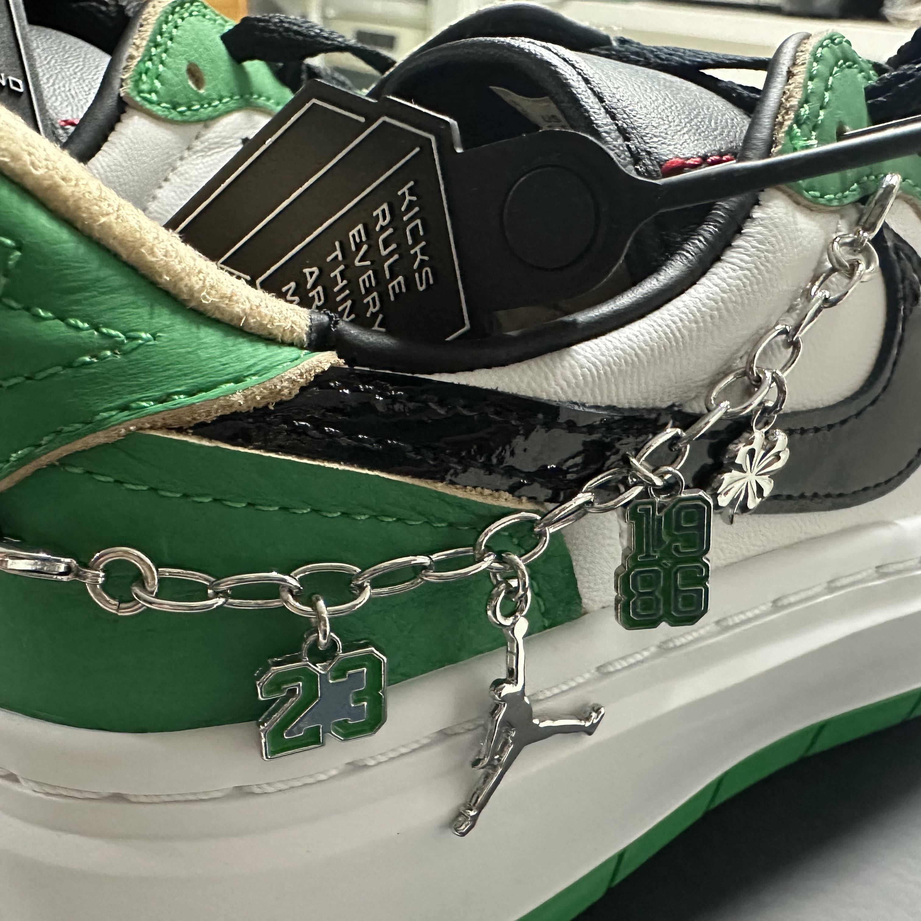 (W) Jordan 1 Elevate Low SE Lucky Green 착용 스타일
