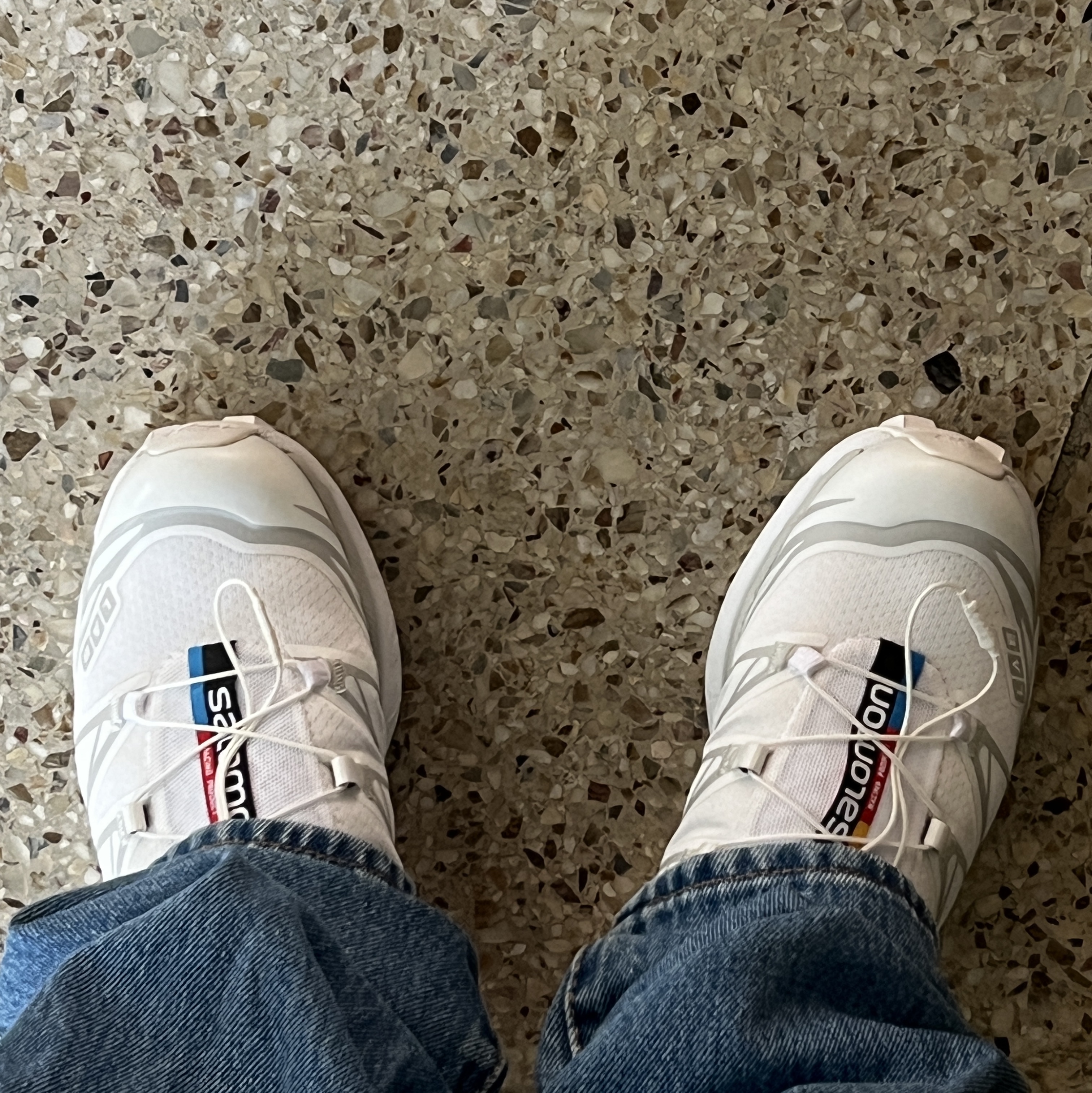 Salomon XT-6 ADV White 착용 스타일 - 1