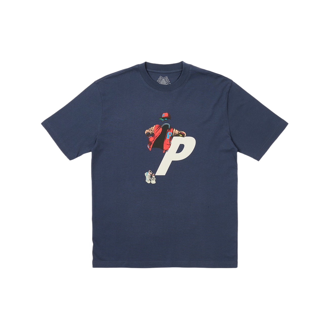 Palace Transparency T-Shirt Navy - 23FW 상세 이미지 1