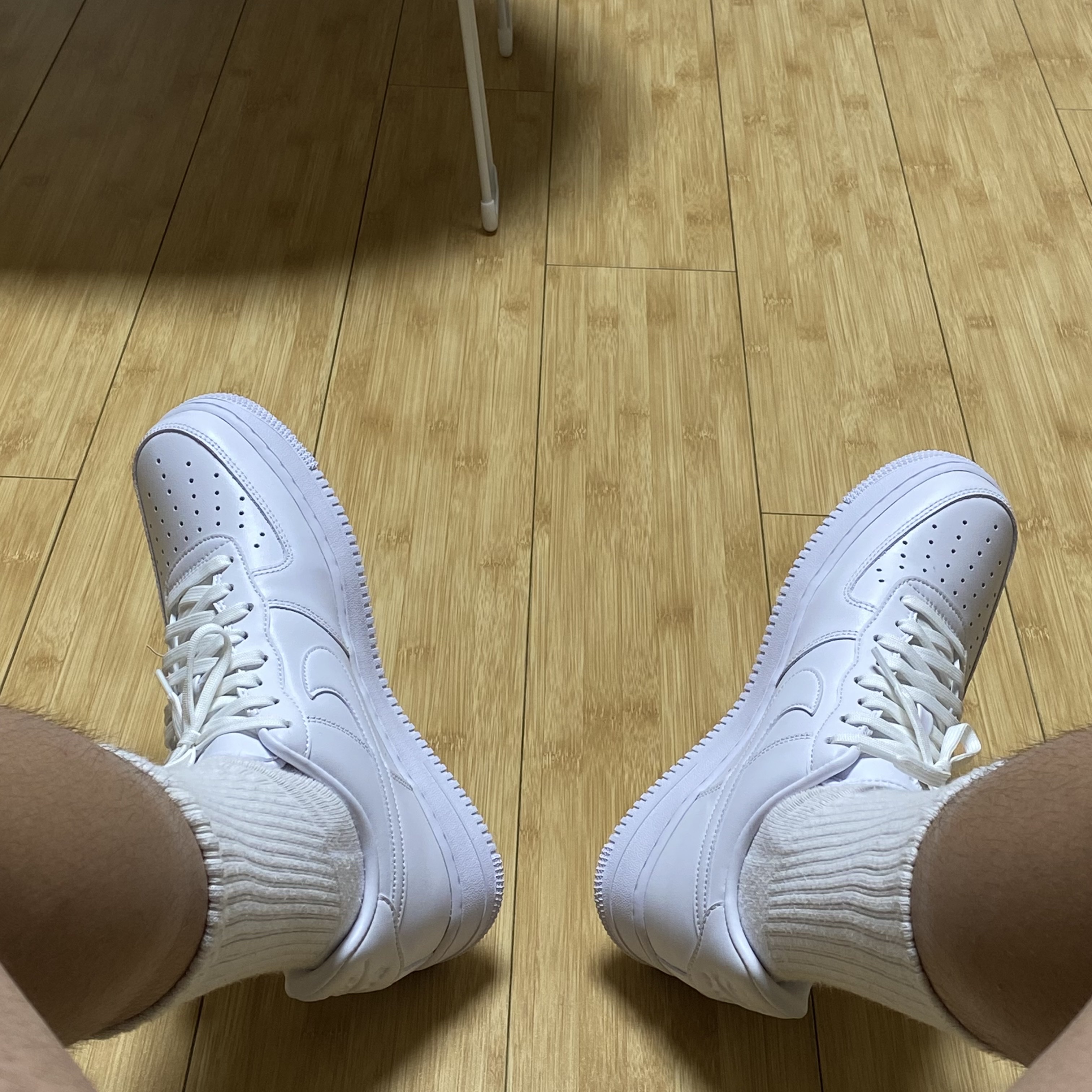 Nike Air Force 1 '07 Fresh White 착용 스타일 - 3