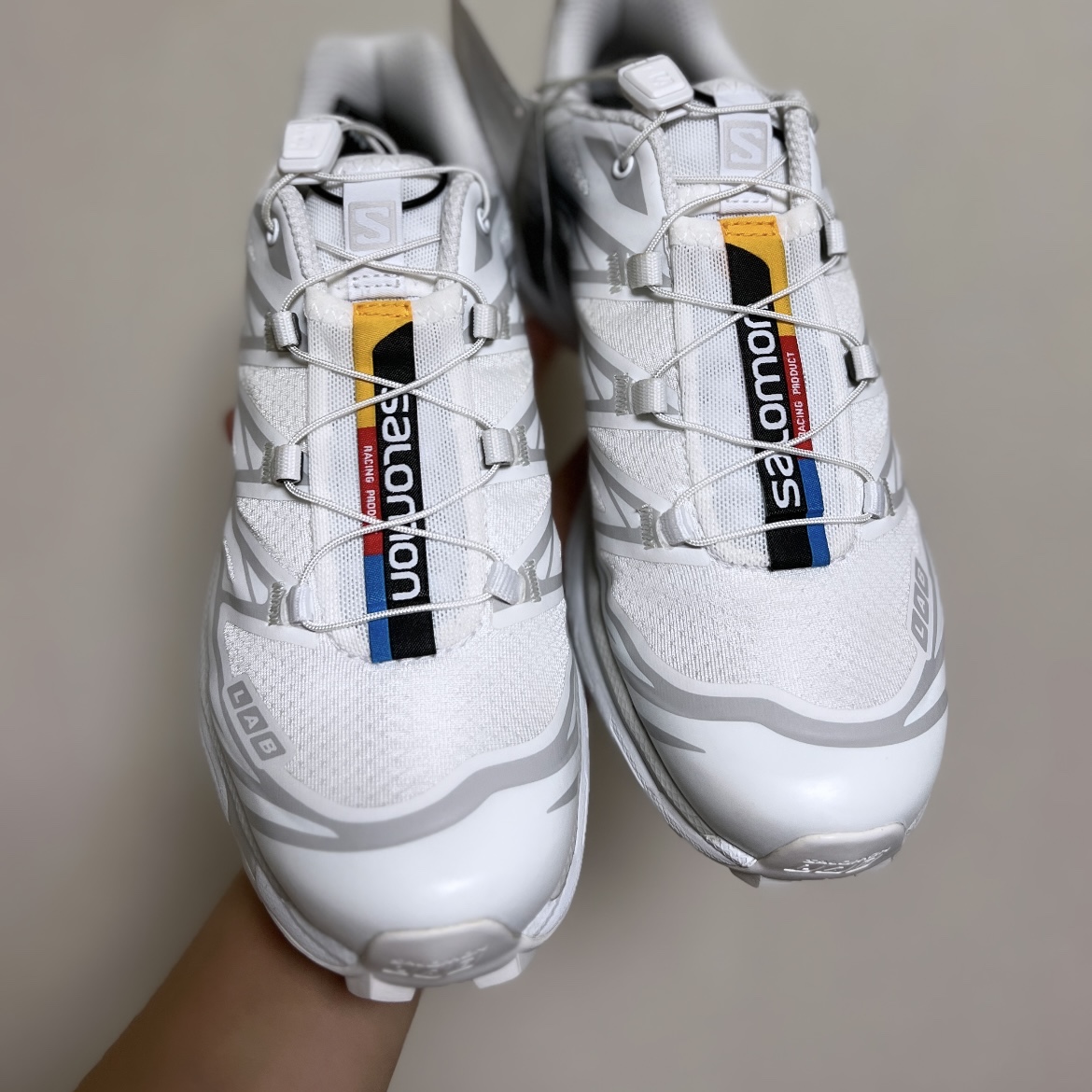 Salomon XT-6 ADV White 착용 스타일 - 2