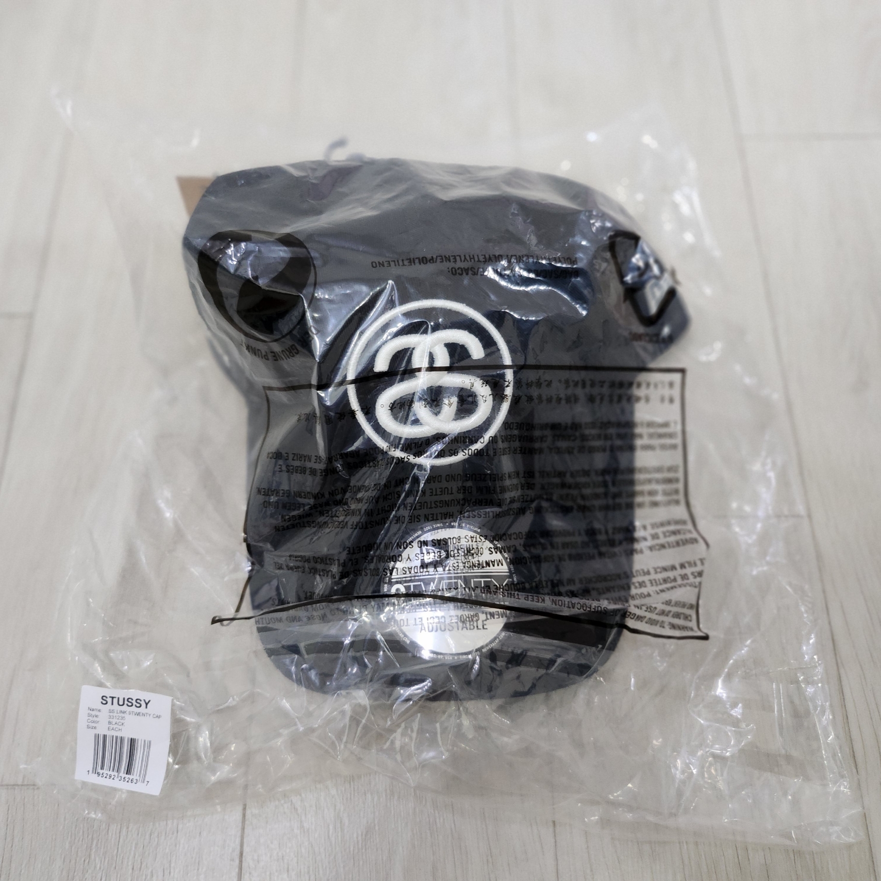Stussy SS Link 9Twenty Cap Black 착용 스타일 - 3