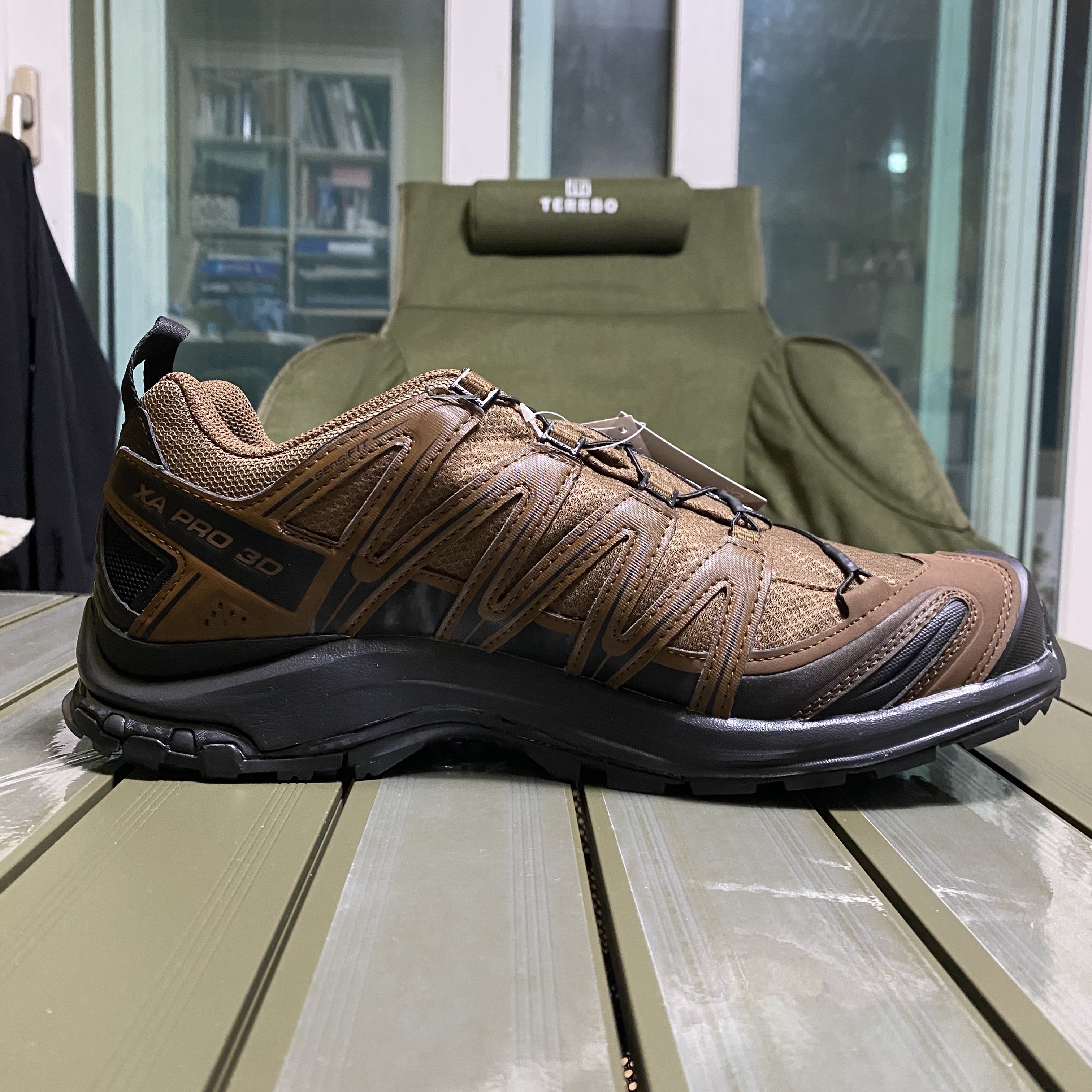 Salomon x And Wander XA Pro 3D Gore-Tex Brown 착용 스타일 - 2
