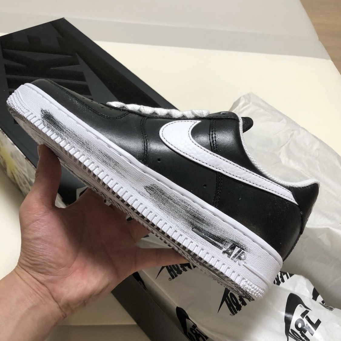 Nike x Peaceminusone Air Force 1 Low Para-Noise 착용 스타일 - 4