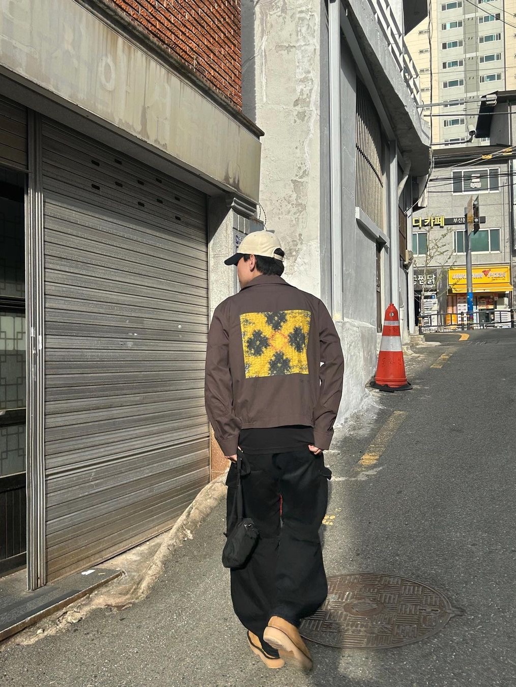 Etce Raptor Cargo Pants Black 착용 스타일 - 1