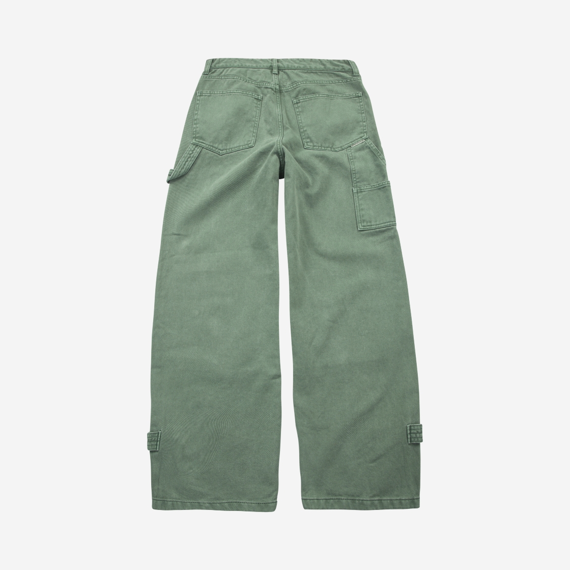 더바이닐하우스 컷 오프 더블 니 진 그린(Thevinylhouse Cut Off Double Knee Jeans Green) - 2