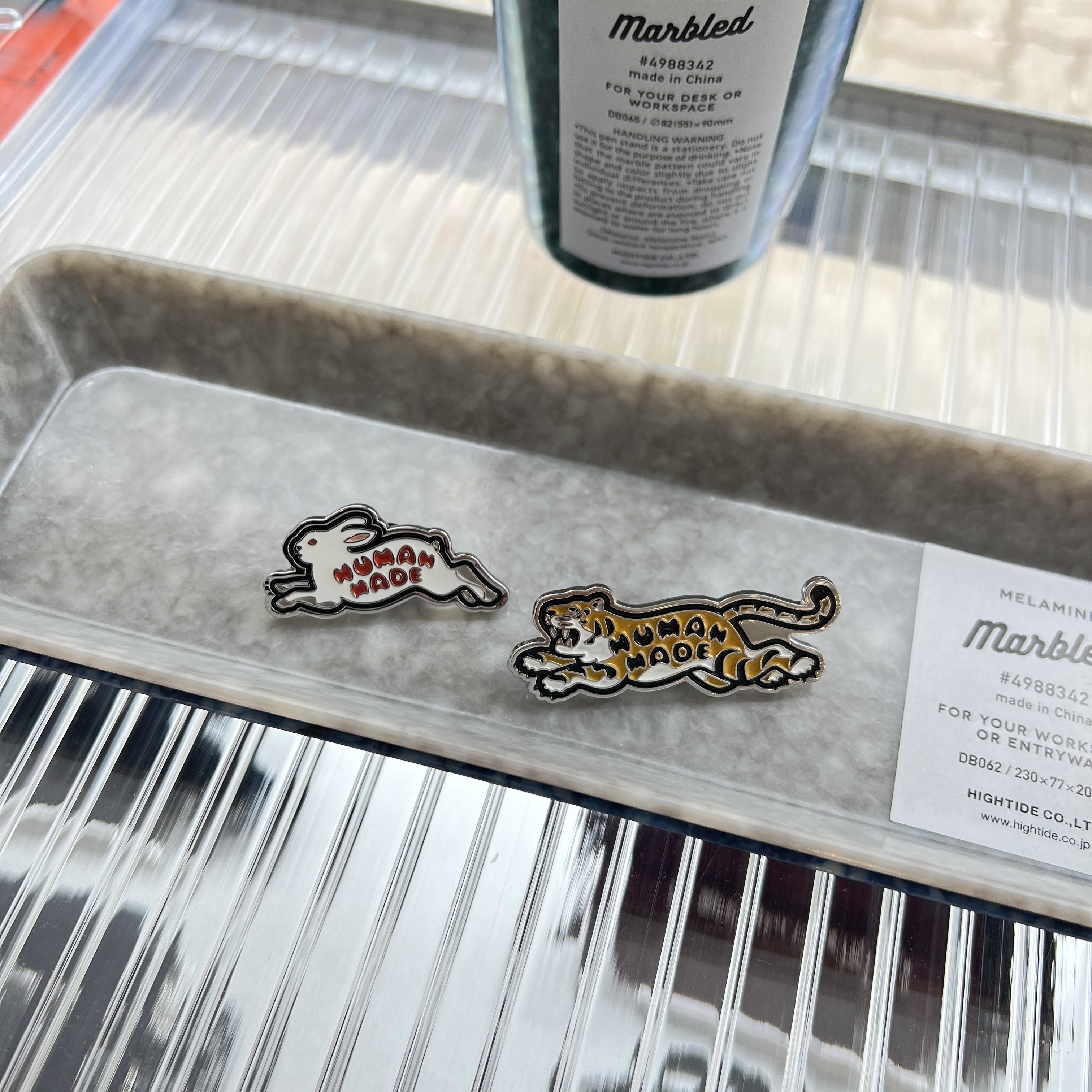 Human Made Animal Pin Set #1 Silver 착용 스타일