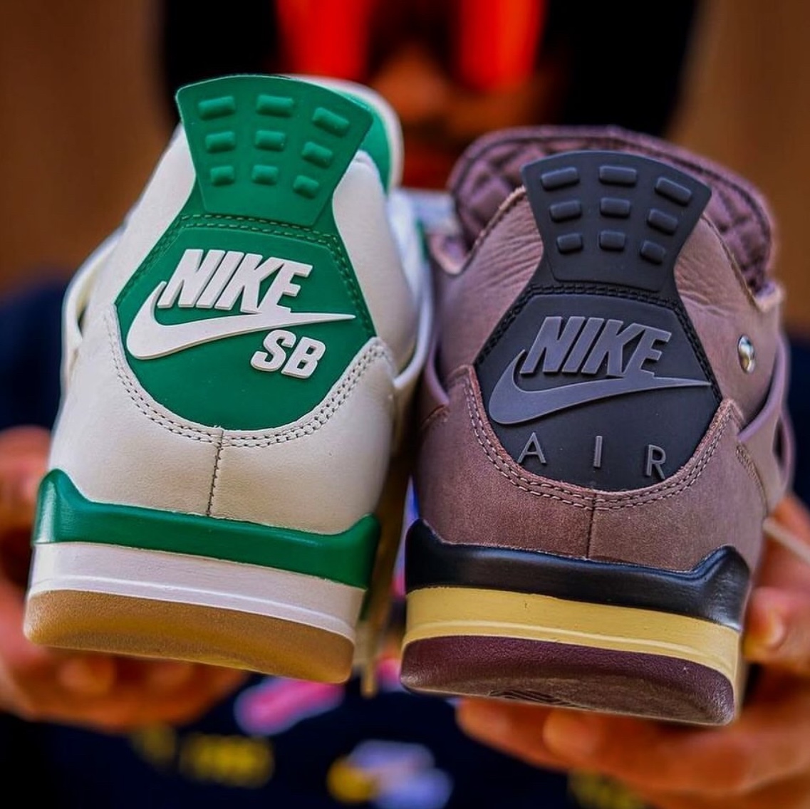 Jordan 4 x A Ma Maniere Retro Violet Ore 착용 스타일