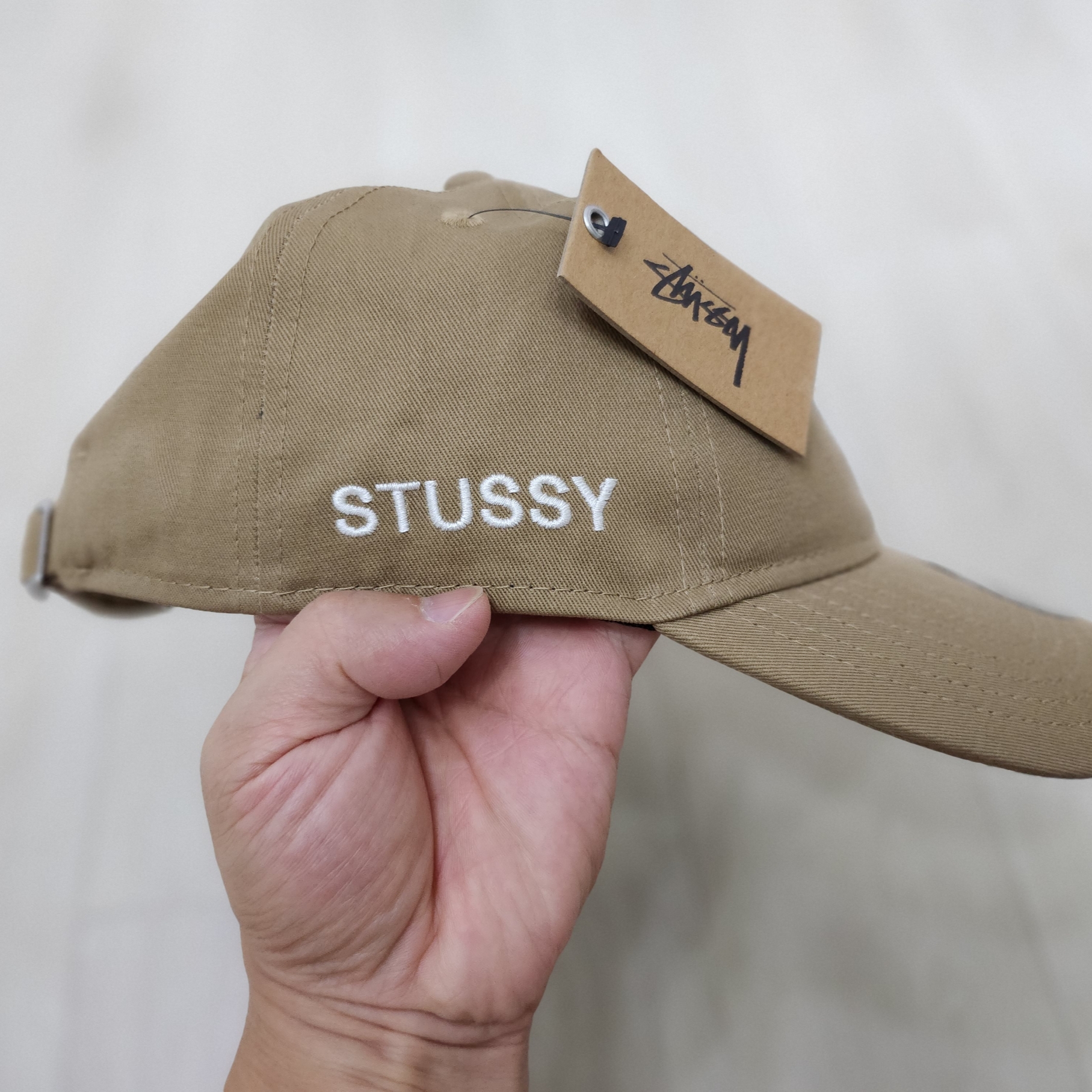 Stussy SS Link 9Twenty Cap Khaki 착용 스타일 - 2