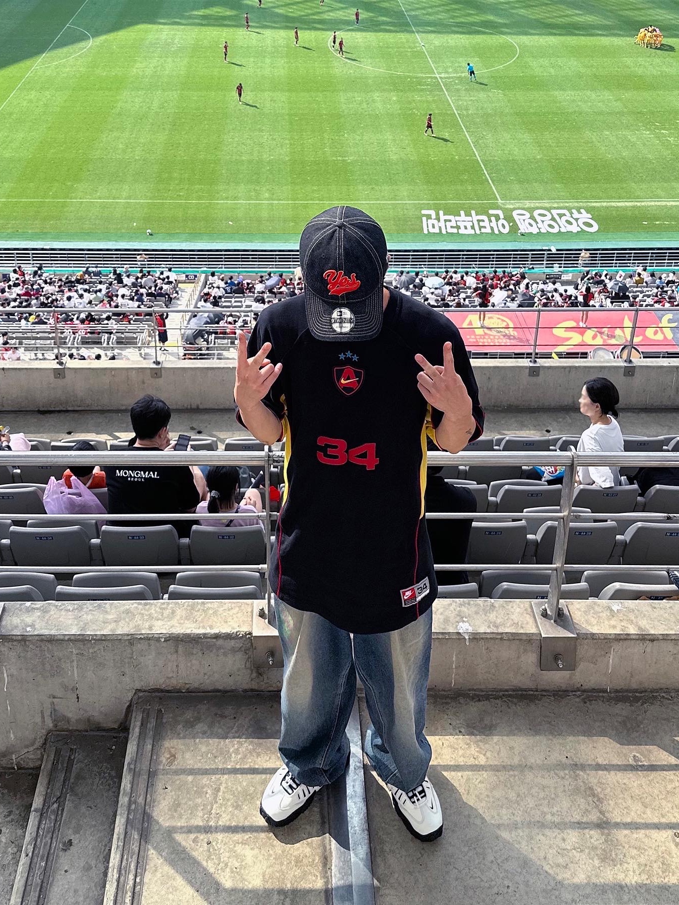 Nike x Ambush Air Adjust Force SP Summit White and Black, Nike x Ambush Jersey Top Black - Asia 착용 스타일