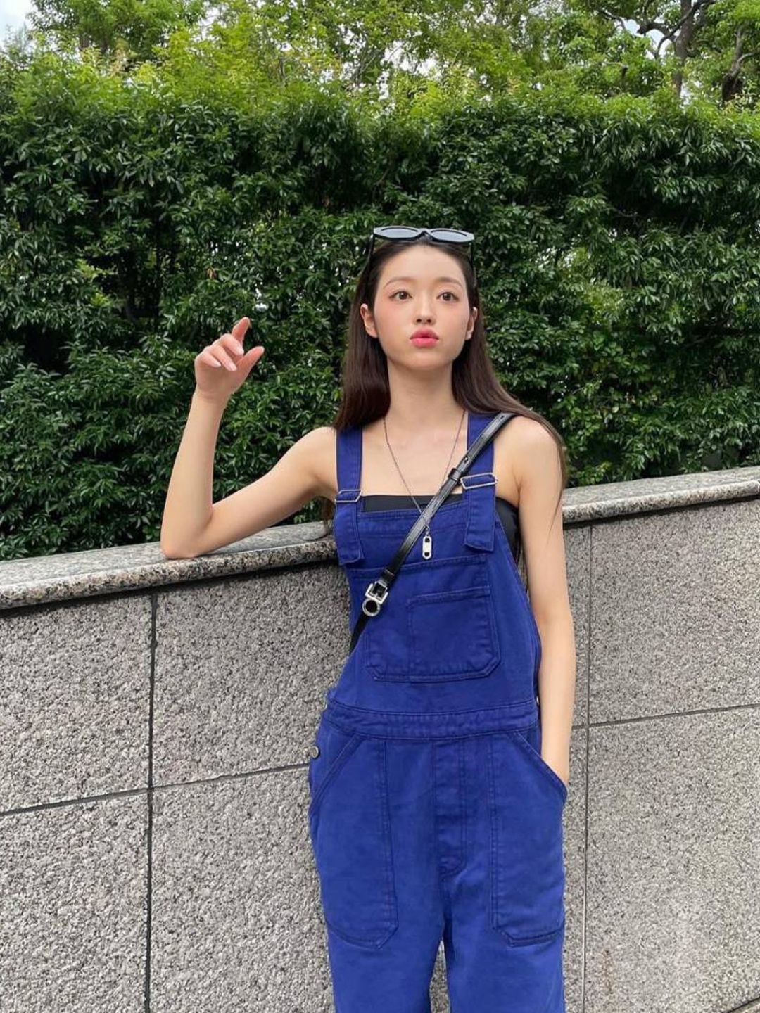 Palace x Carhartt WIP Medley Overall Hamilton Brown - 23FW, Supreme x Dickies Corduroy Overalls Royal - 22FW 착용 스타일 - 4
