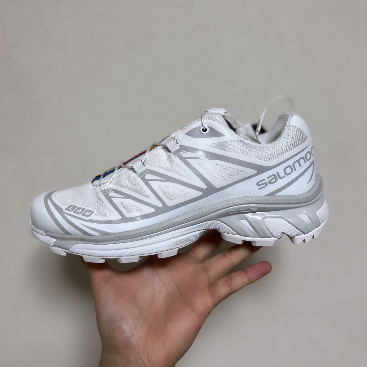 Salomon XT-6 ADV White 착용 스타일 - 4