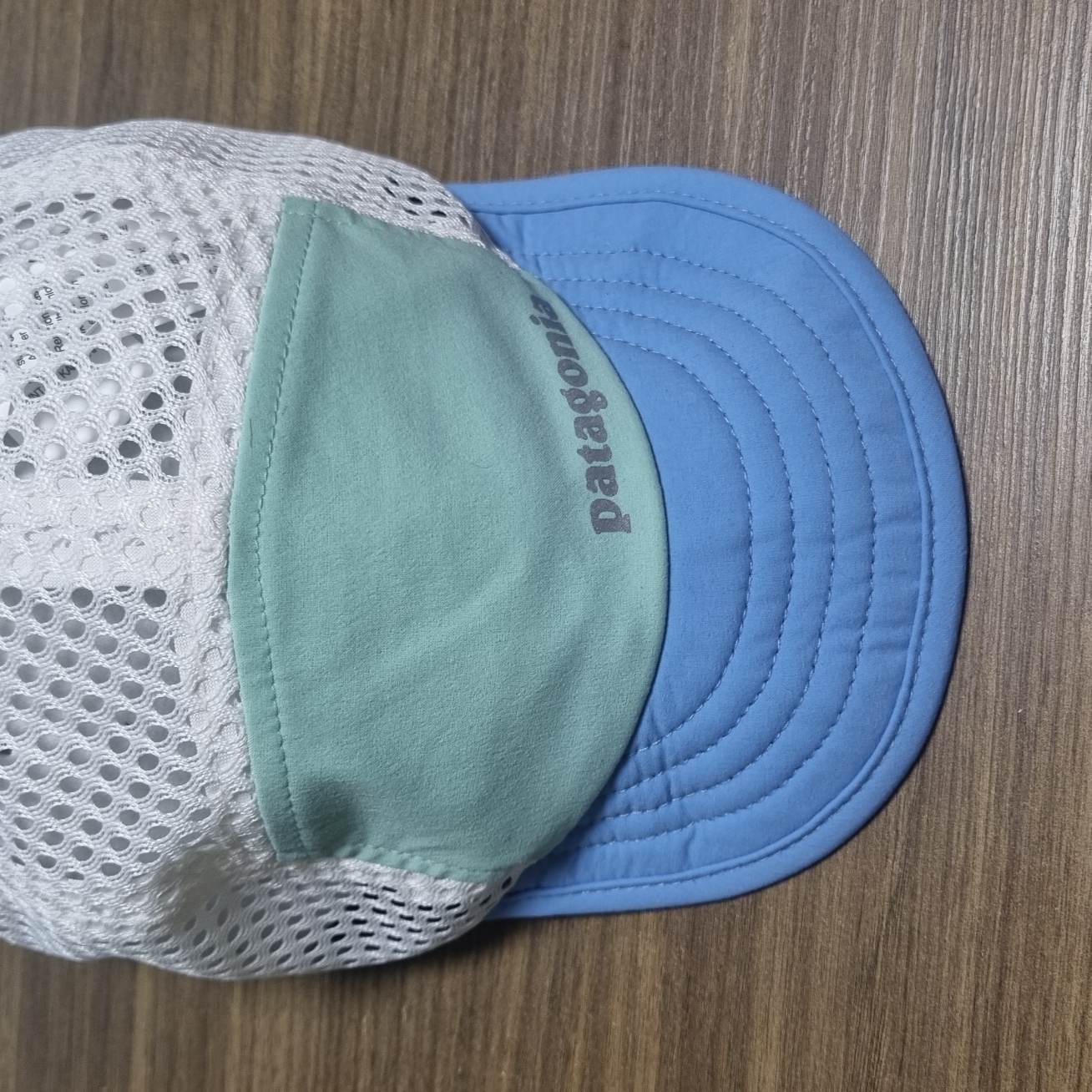 Patagonia Duckbill Cap Early Teal 착용 스타일 - 2